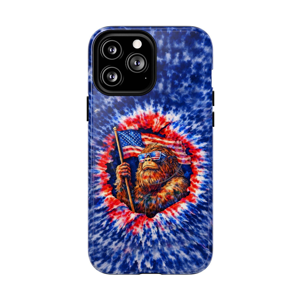 BIGFOOT WITH FLAG MAGNETIC PHONE CASE - TLHN0705264