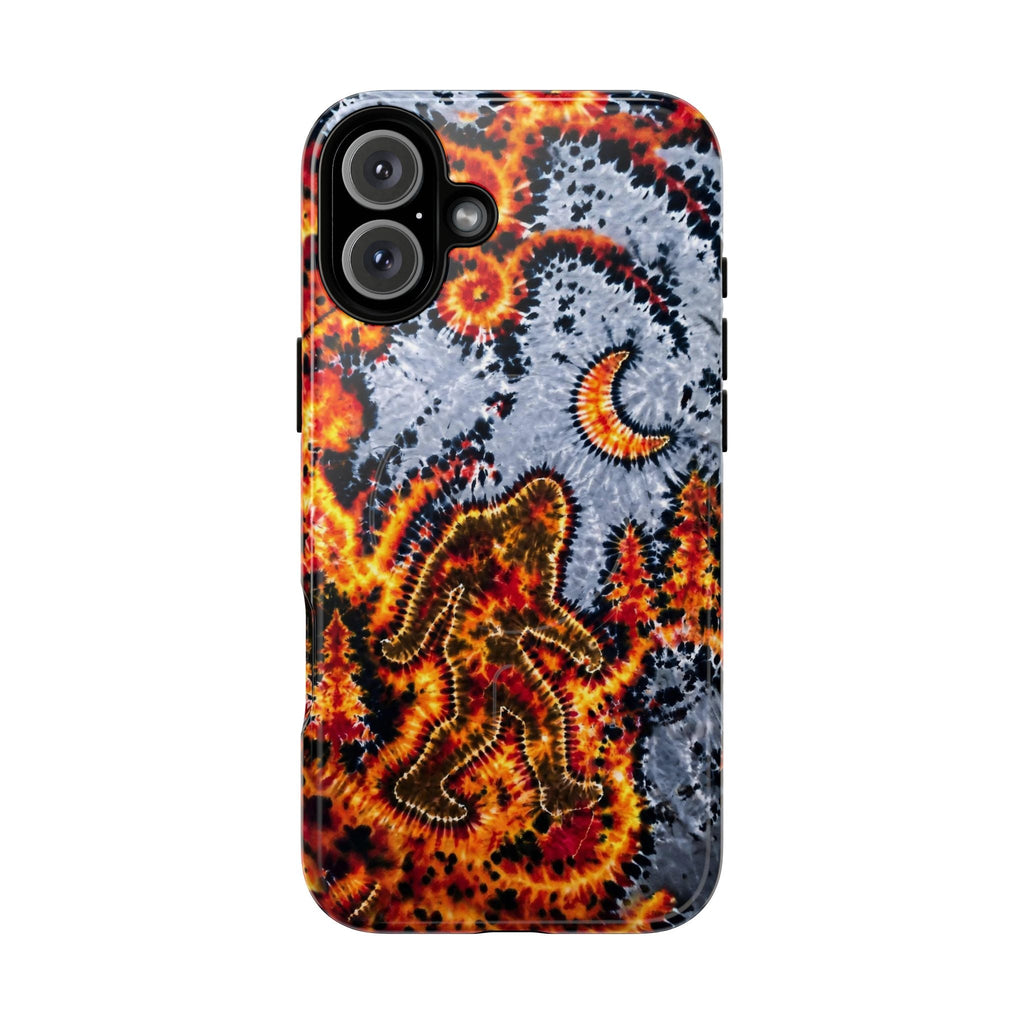 BIGFOOT IN FOREST CRESCENT MOON MAGNETIC PHONE CASE  - TLHG2805264
