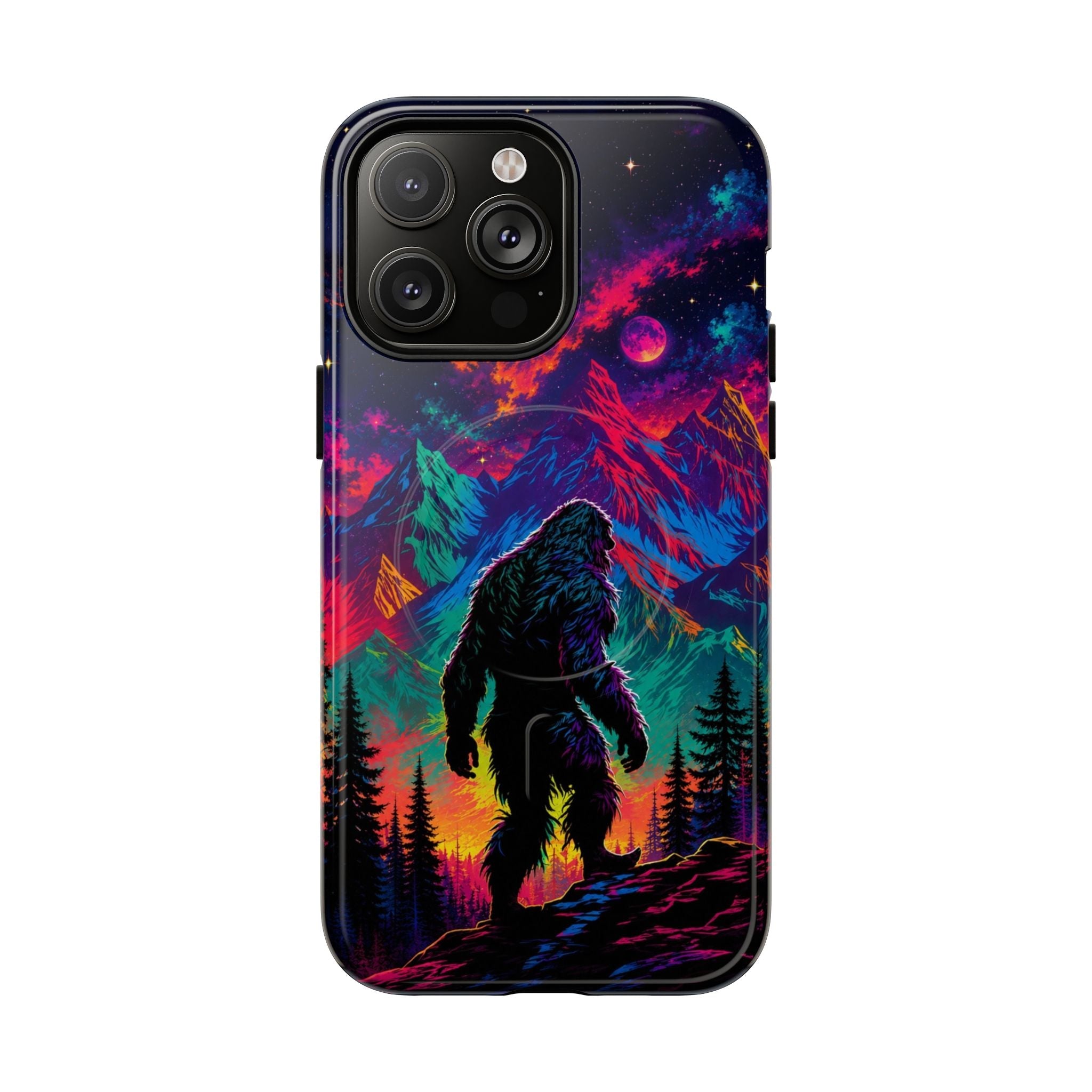 NEON WILDERNESS BIGFOOT MAGNETIC PHONE CASE   - TLHN1905264