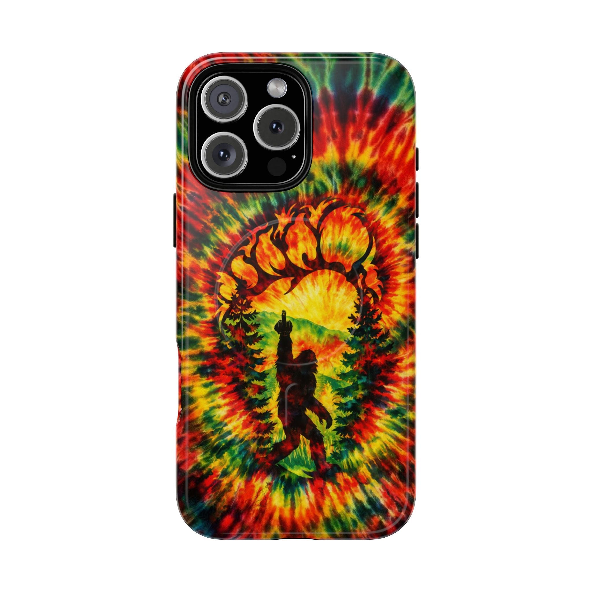 BIGFOOT FOOTPRINT SWIRL MAGNETIC PHONE CASE  - TLTW2605262