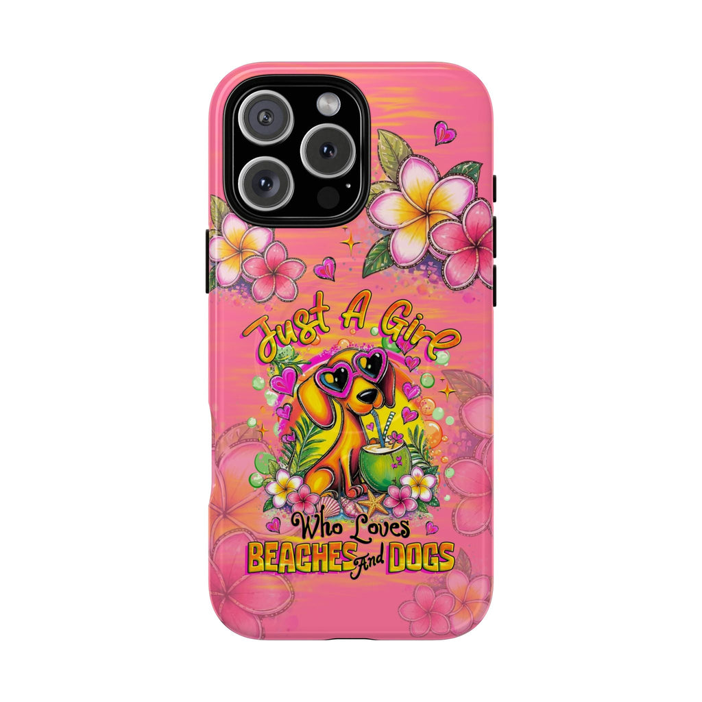 JUST A GIRL WHO LOVES DACHSHUND DOG MAGNETIC PHONE CASE  - TLHG2005264
