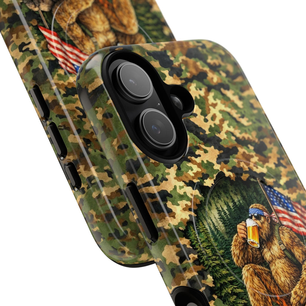 BIGFOOT CAMPFIRE CAMOUFLAGE MAGNETIC PHONE CASE   - TLHN1604264