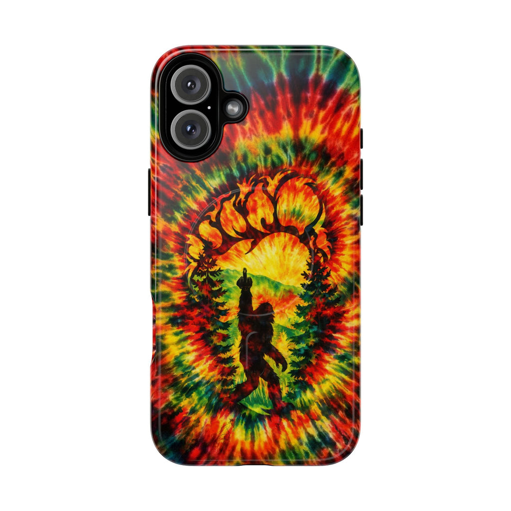 BIGFOOT FOOTPRINT SWIRL MAGNETIC PHONE CASE  - TLTW2605262