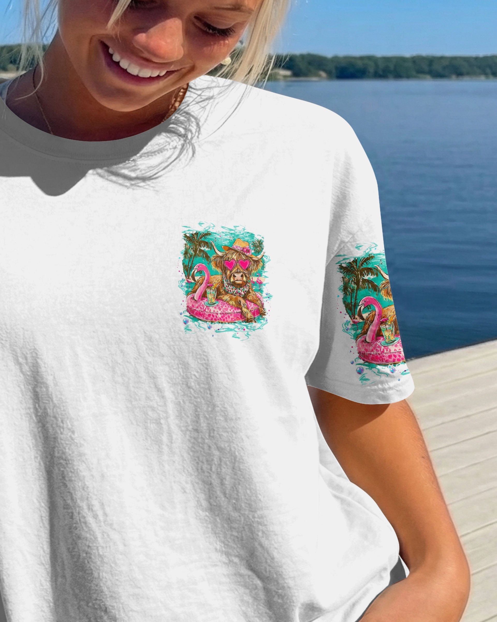 STAY SALTY HEIFERS COW BEACH ALL OVER PRINT  - TLTW1905261