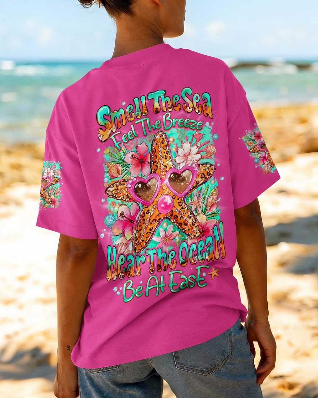 SMELL THE SEA STARFISH ALL OVER PRINT - TYQY0807262