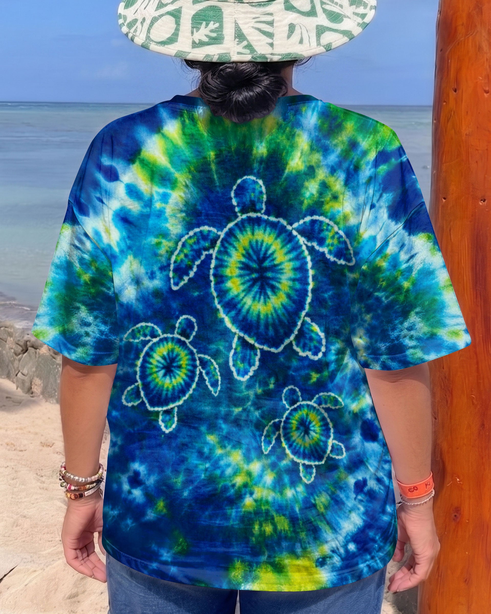 SEA TURTLE WATERCOLOR PATTERN ALL OVER PRINT  - TLTW1404262
