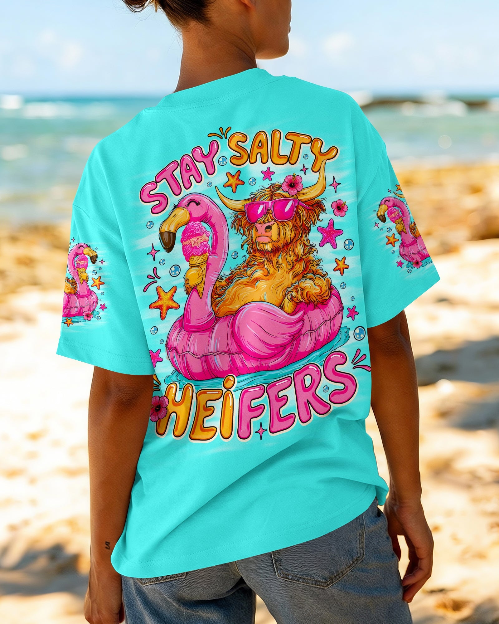 STAY SALTY HEIFERS COW BEACH ALL OVER PRINT - TLNO2705261