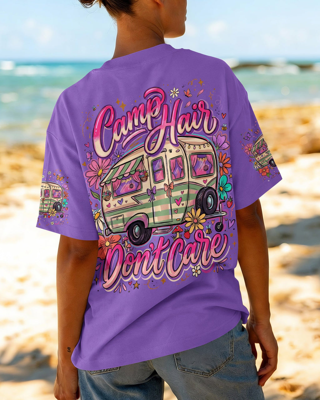 CAMP HAIR DON'T CARE ALL OVER PRINT - TYQY2406261