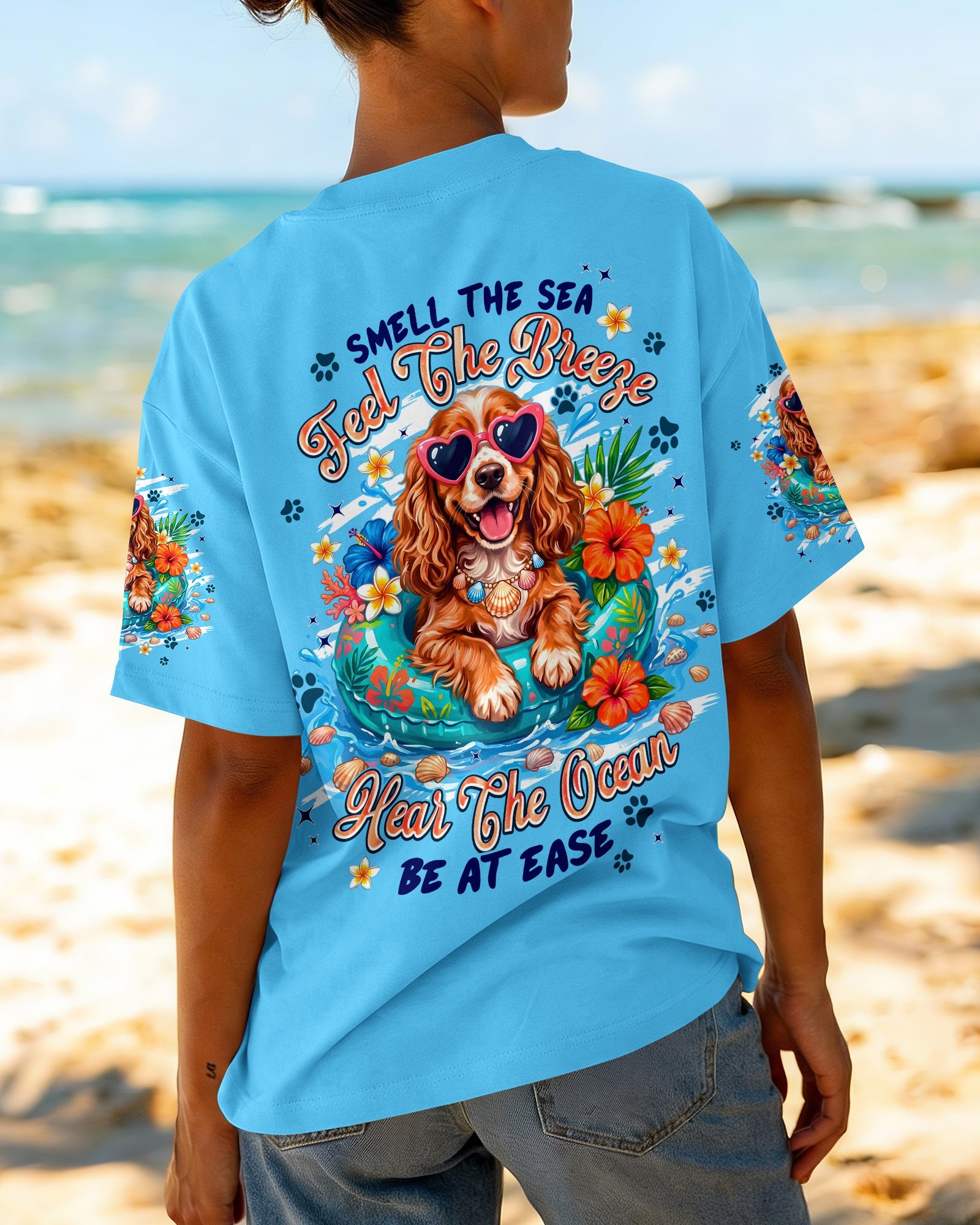 SMELL THE SEA COCKER SPANIEL DOG ALL OVER PRINT - TYPQ0607263