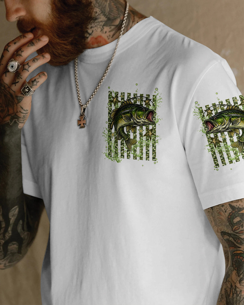 KISS MY BASS FISHING  ALL OVER PRINT - TLNT2905261