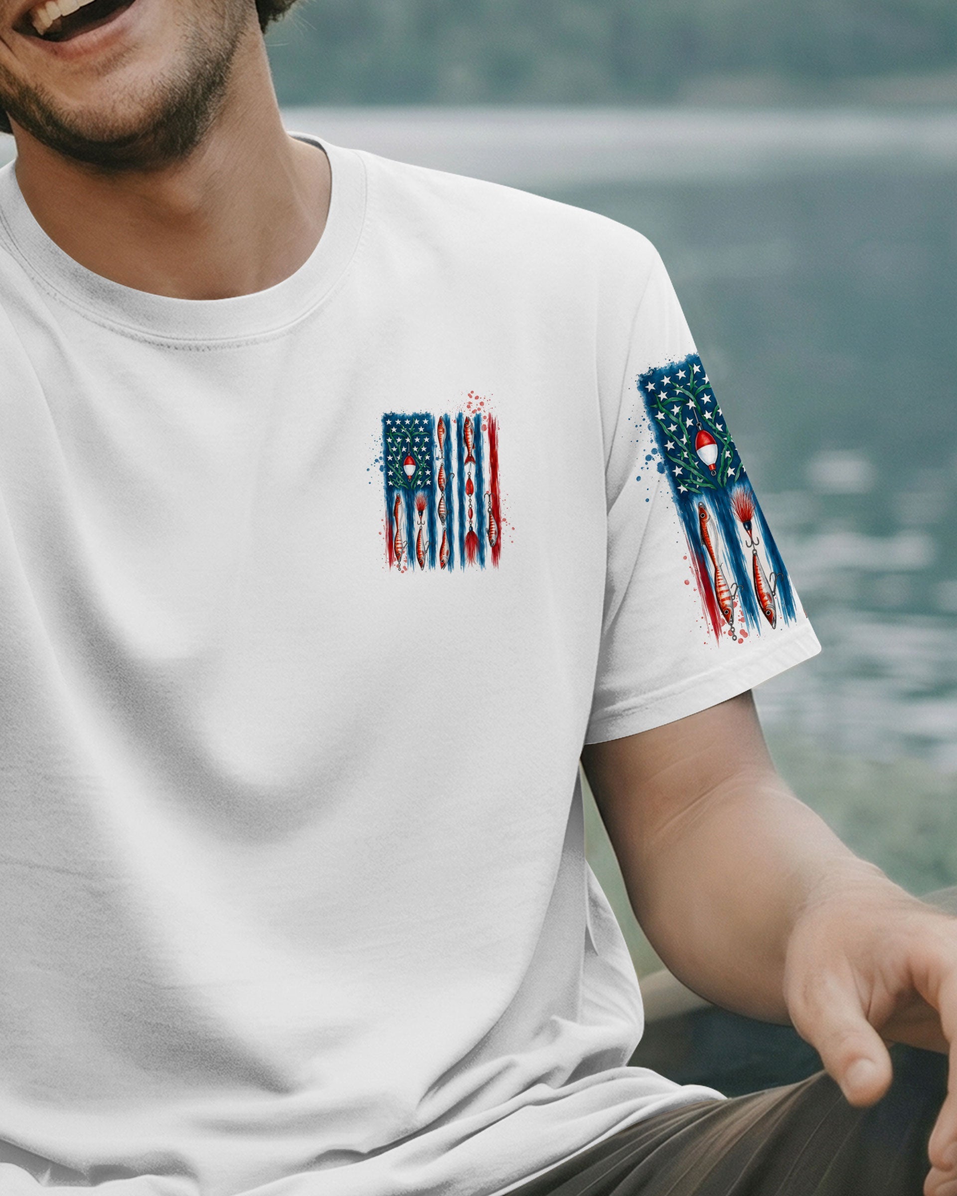 FISH AROUND AND FIND OUT FISHING ALL OVER PRINT - TLTW0106263