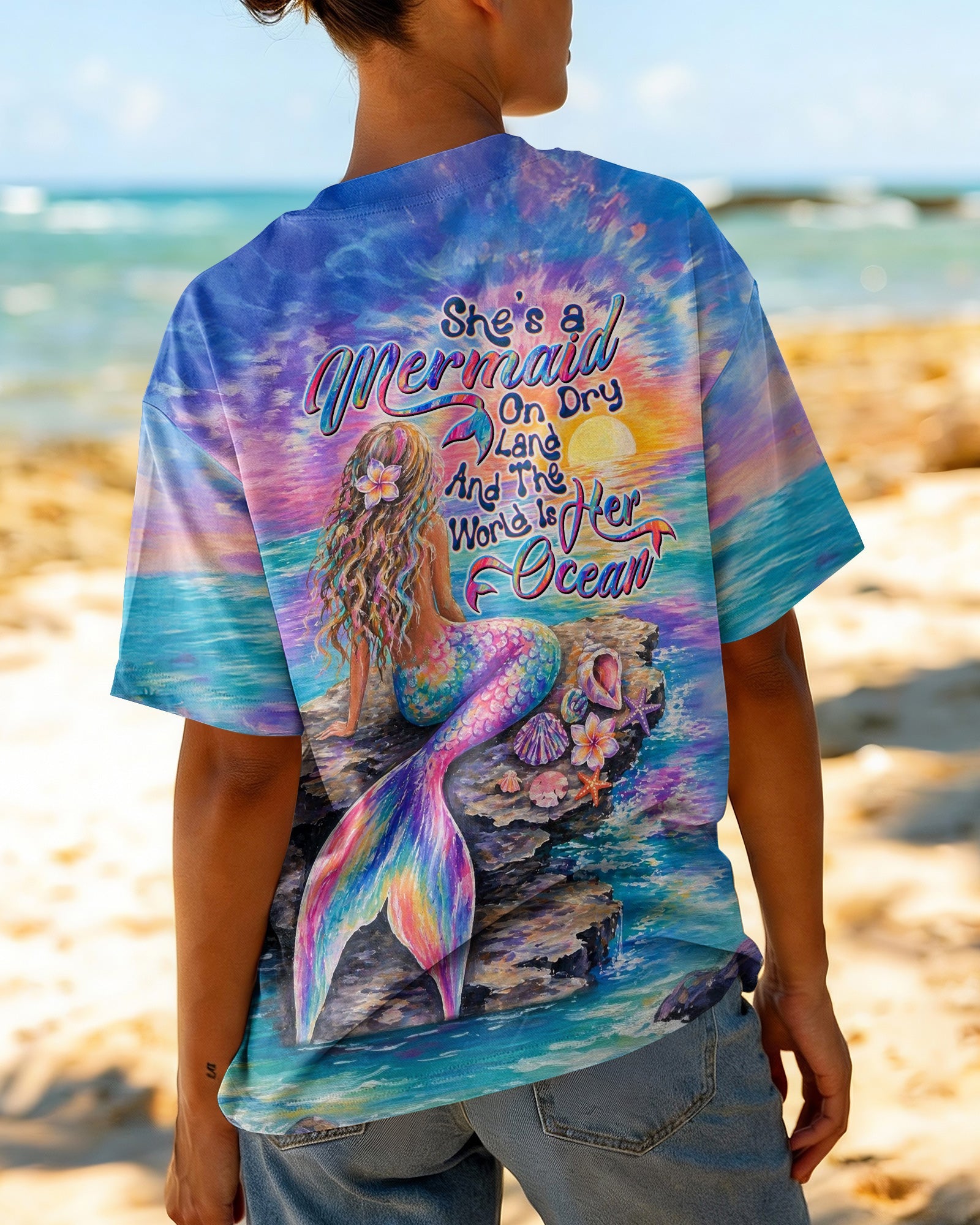 SHE IS A MERMAID ALL OVER PRINT - TLTW0405261