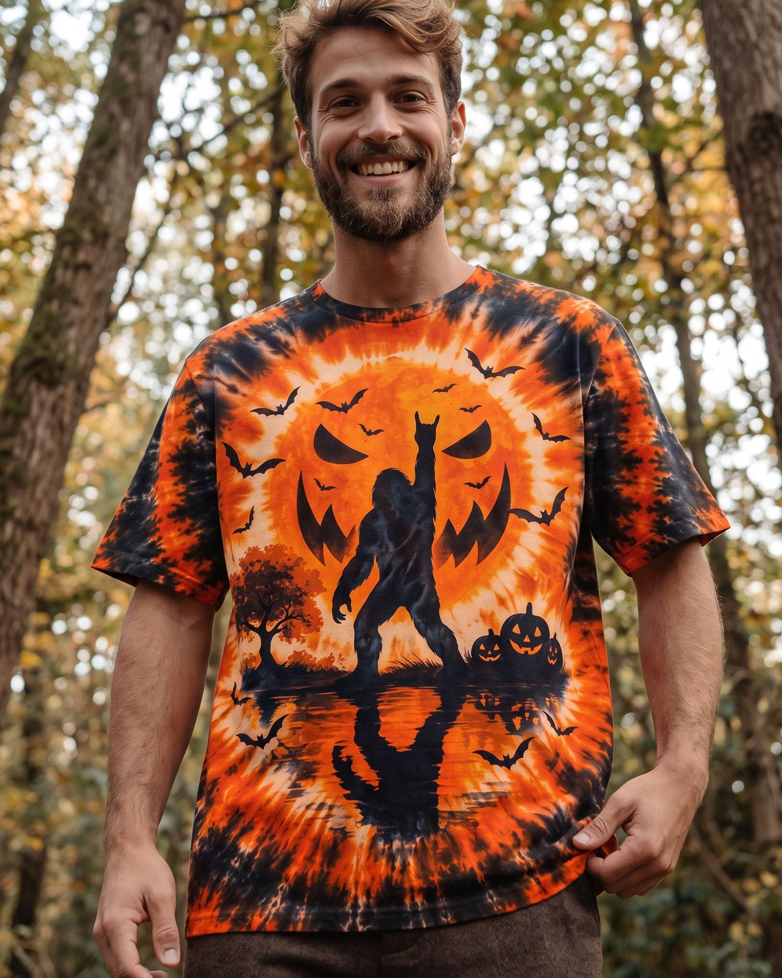 BIGFOOT MOONBURST HALLOWEEN ALL OVER PRINT - TLTW1707262