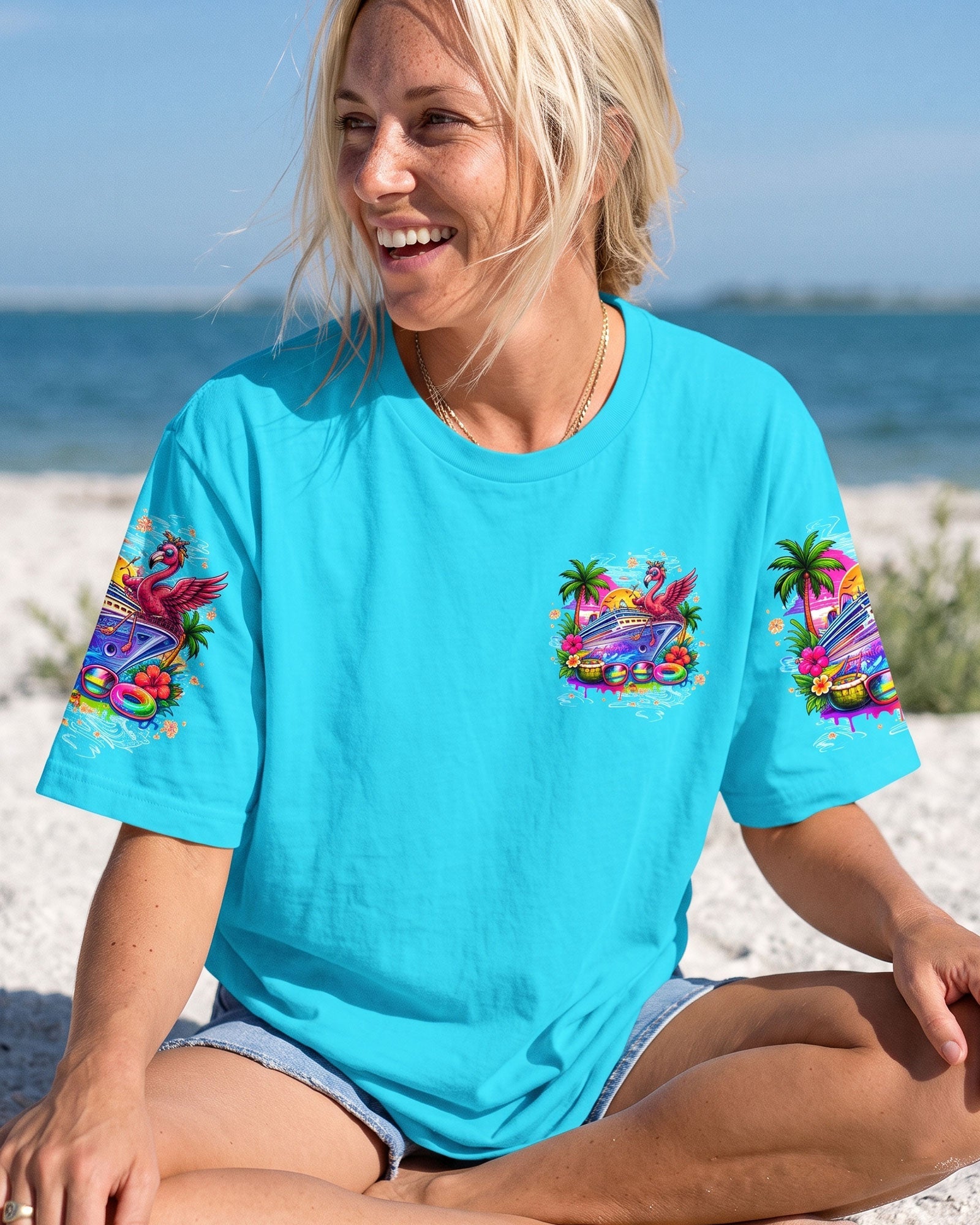 ON CRUISE MODE FLAMINGO ALL OVER PRINT - TLTW1607262