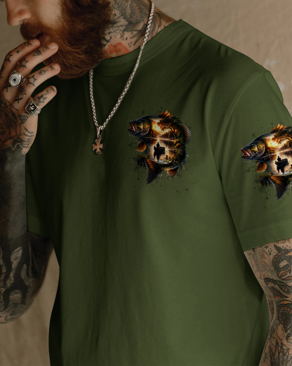 IT'S LAKE TIME FISHING ALL OVER PRINT - TLTW1305263