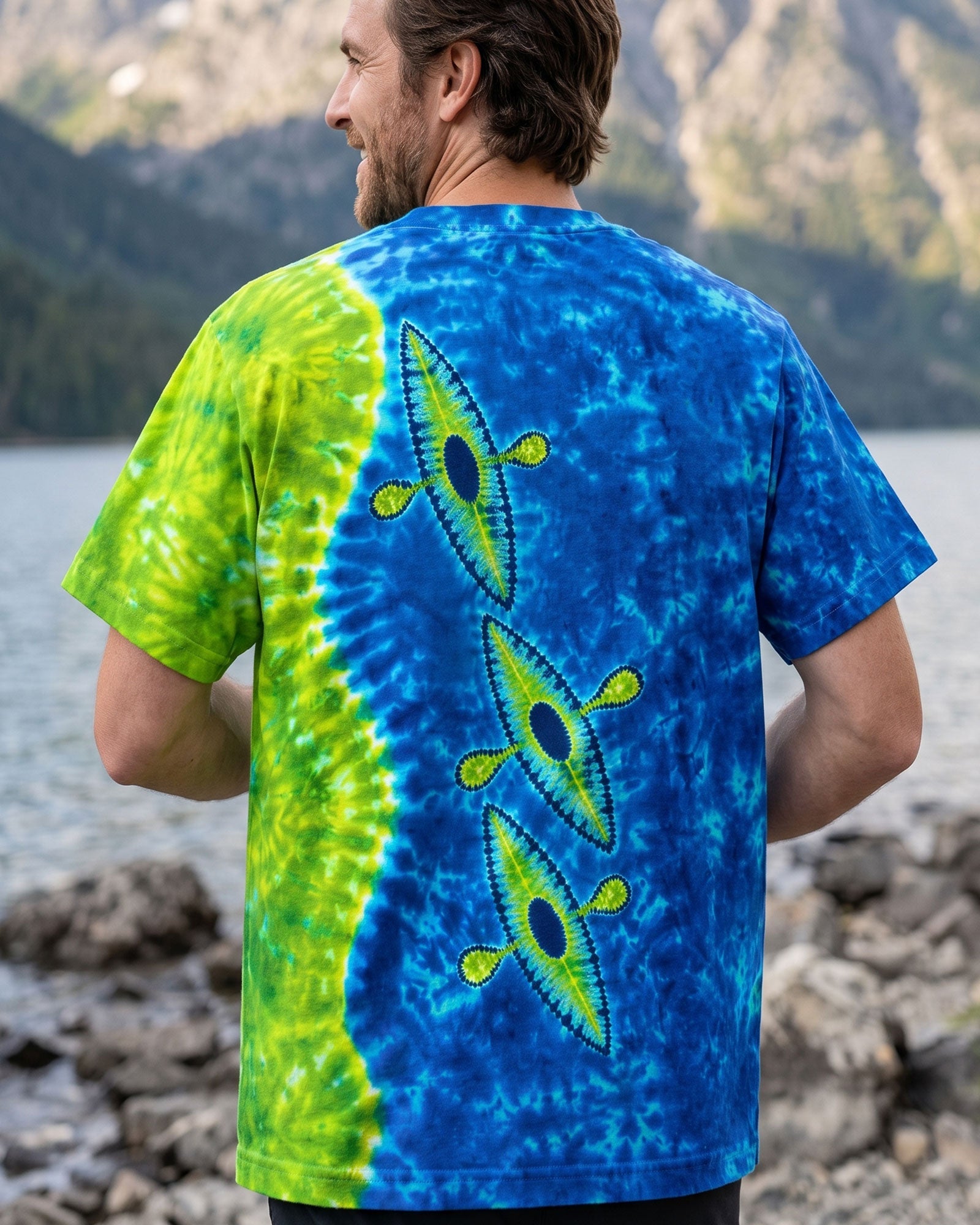 THREE  KAYAKS  BURST ALL OVER PRINT - TLTW0207265