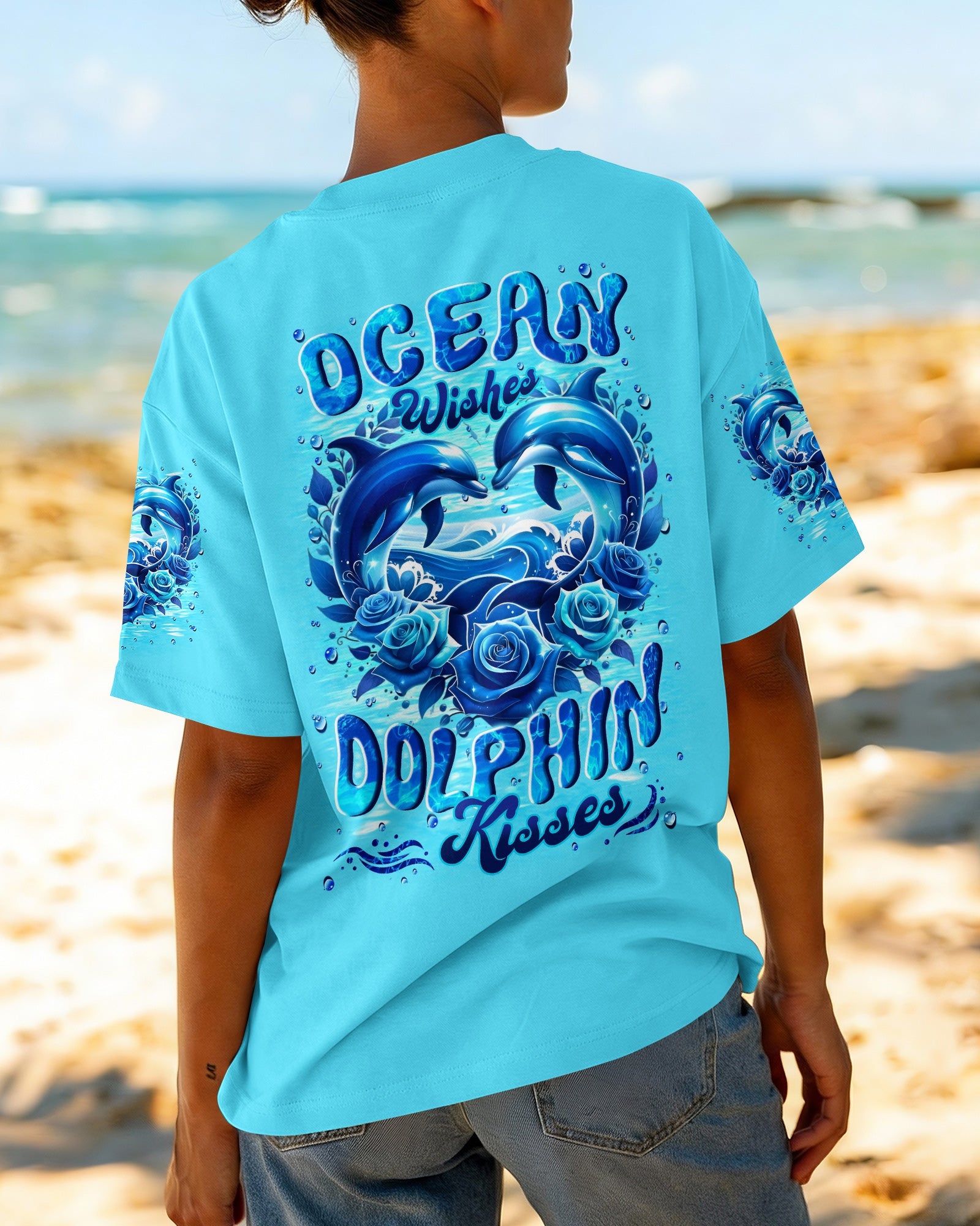 OCEAN WISHES DOLPHIN KISSES ALL OVER PRINT - TYLN2105261