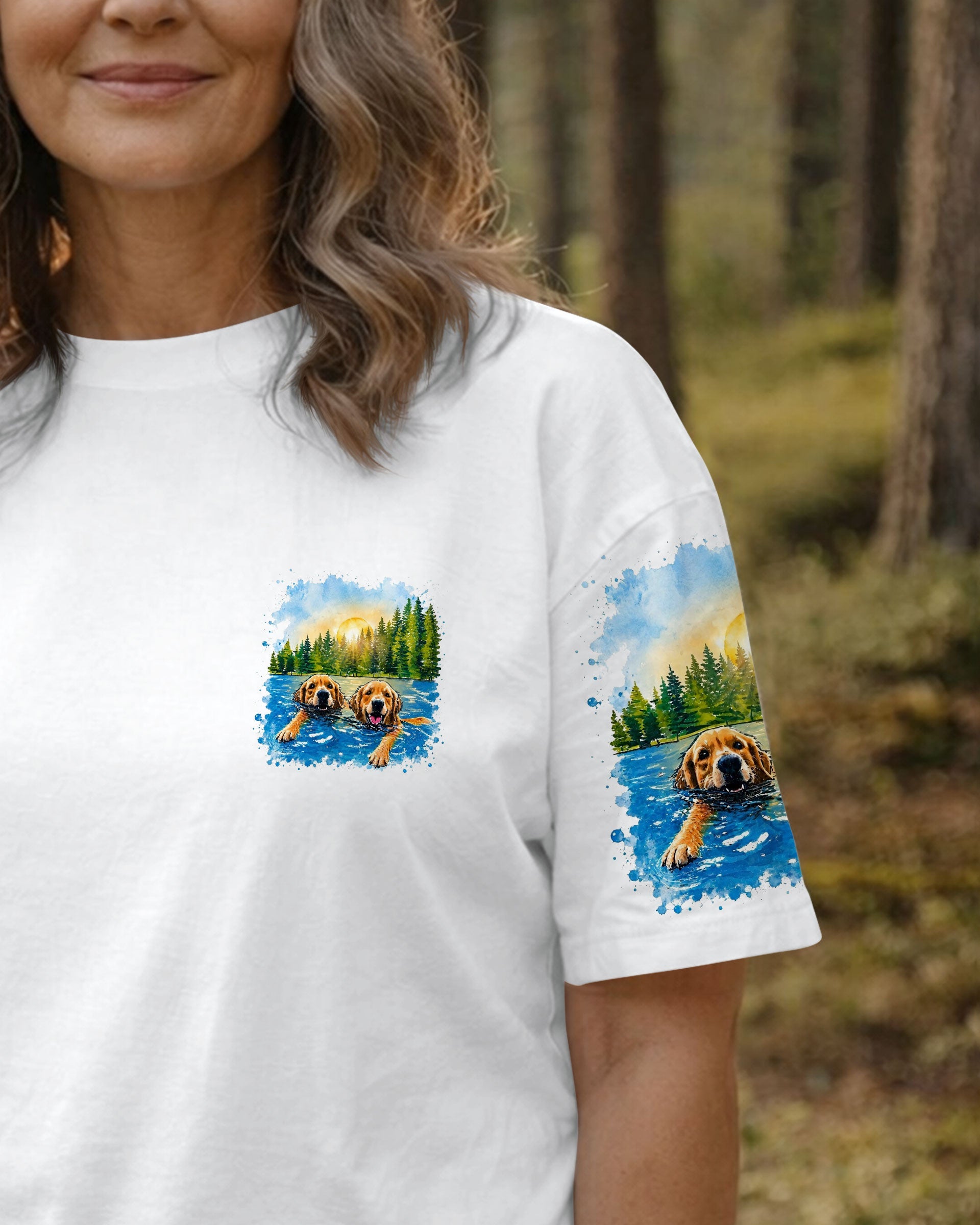 IT'S LAKE TIME LABRADOR DOG  ALL OVER PRINT - TLTW1805263