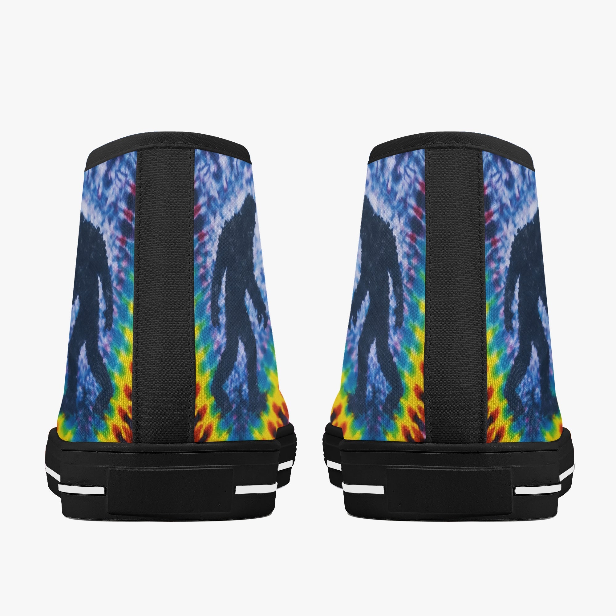 BIGFOOT V COLORFUL PATTERN HIGH TOP CANVAS SHOES   - TLNO1505262