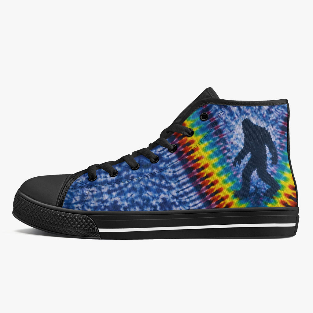 BIGFOOT V COLORFUL PATTERN HIGH TOP CANVAS SHOES   - TLNO1505262