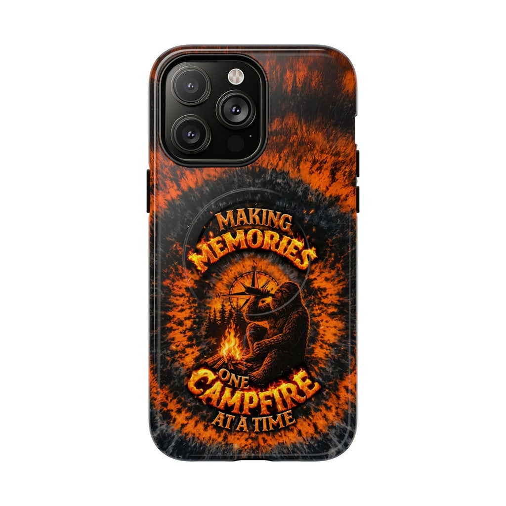 MAKING MEMORIES ONE CAMPFIRE AT A TIME BIGFOOT SWIRL MAGNETIC PHONE CASE - TLNT1804262
