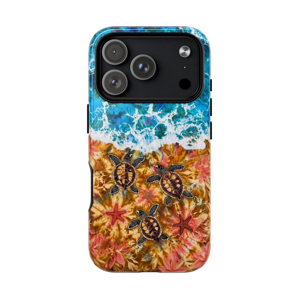 SEA TURTLE SALTY WAVES MAGNETIC PHONE CASE  - TLHG1405264