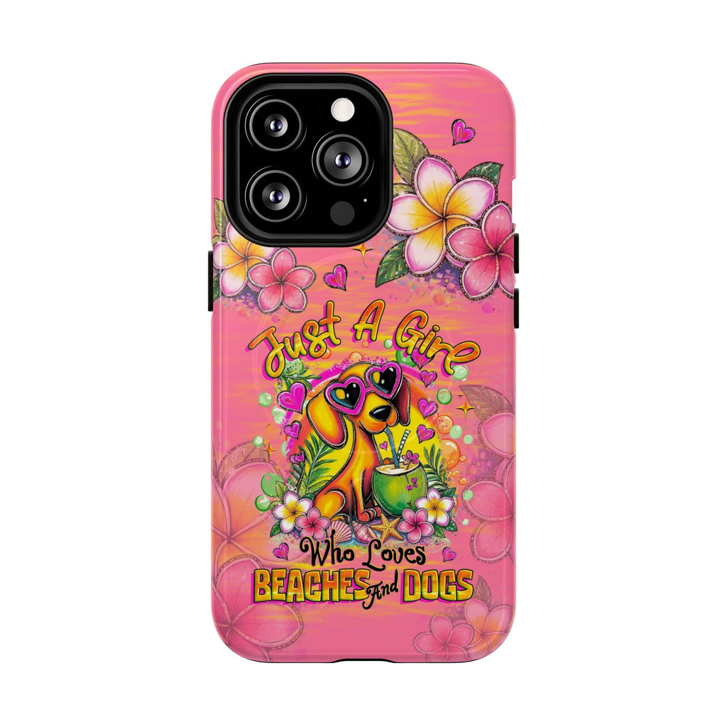 JUST A GIRL WHO LOVES DACHSHUND DOG MAGNETIC PHONE CASE  - TLHG2005264