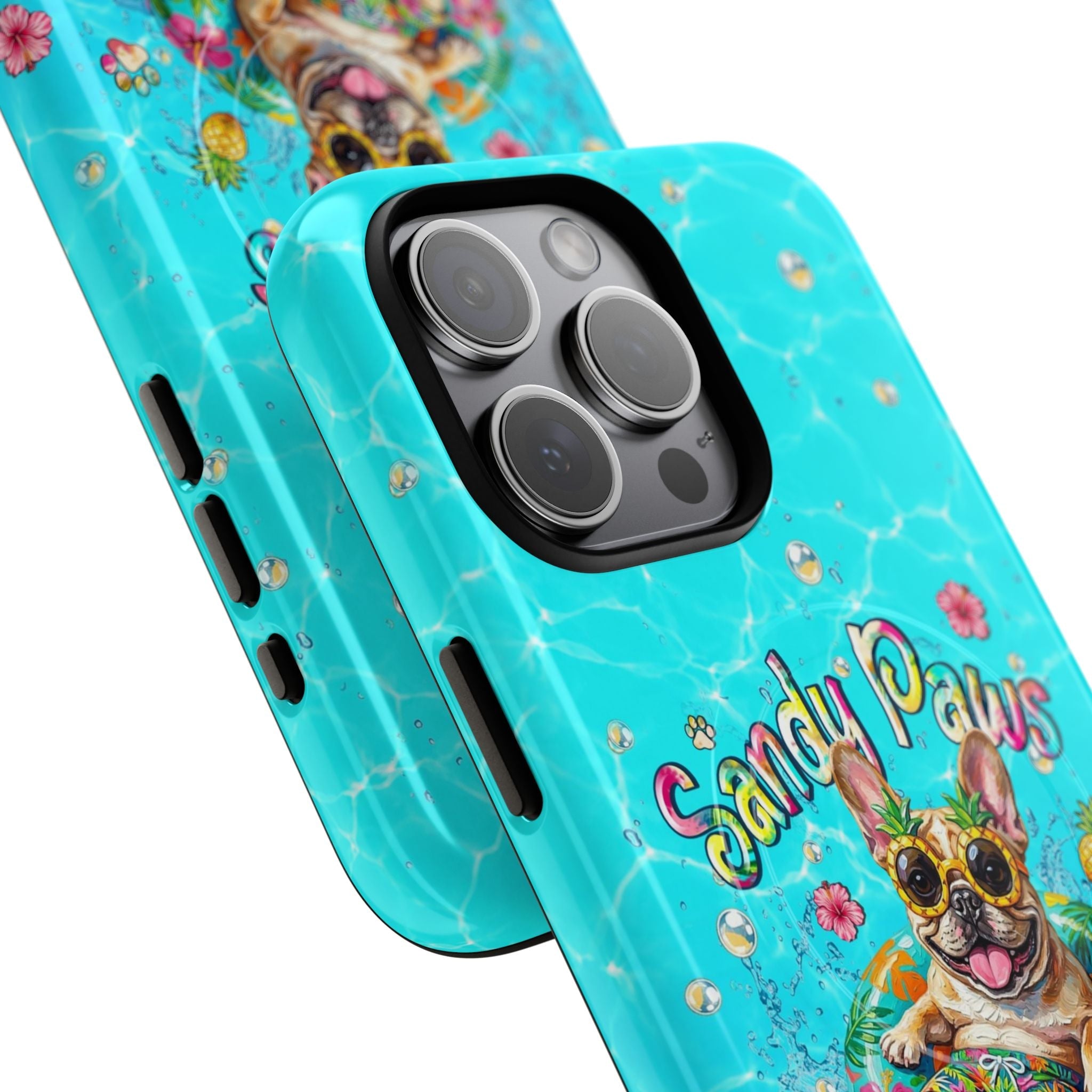 SANDY PAWS SUNKISSED NOSE FRENCH BULLDOG MAGNETIC PHONE CASE  - TLHN2005264