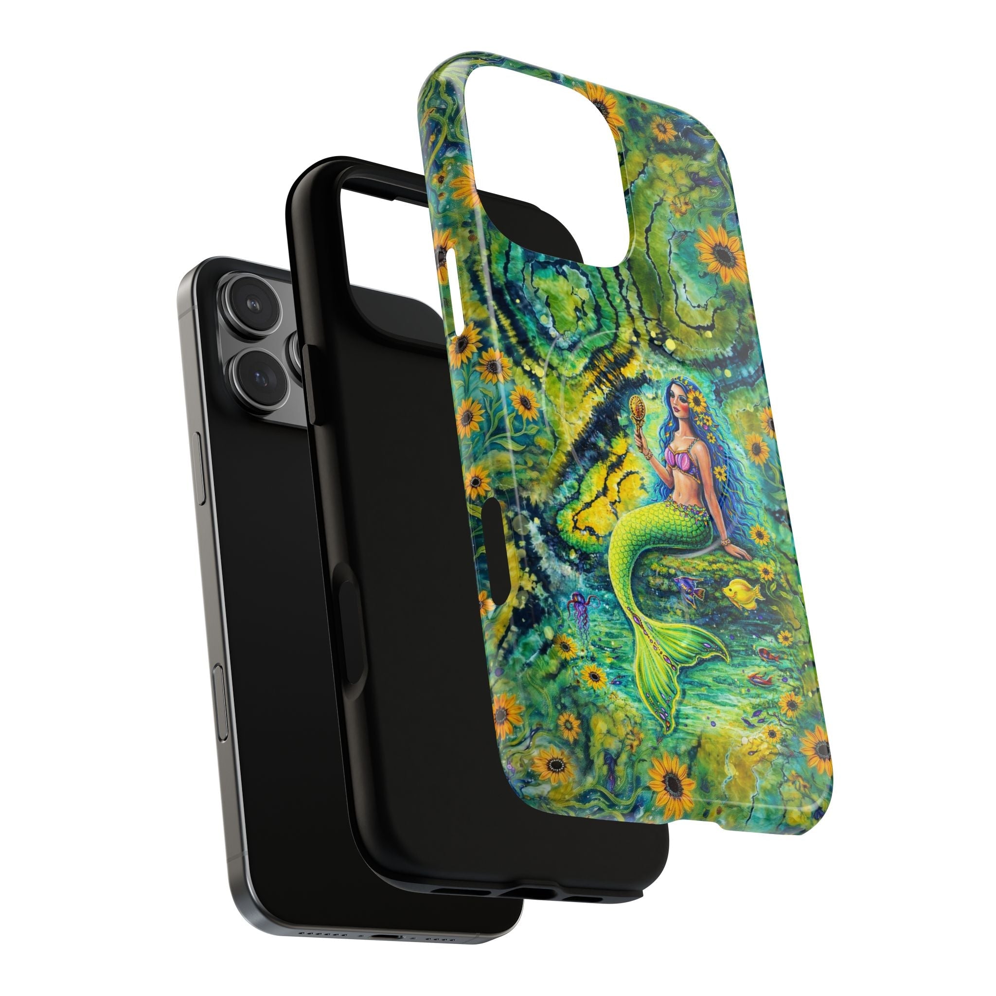 SEASIDE SOUL MERMAID MAGNETIC PHONE CASE  - TLNT2804261