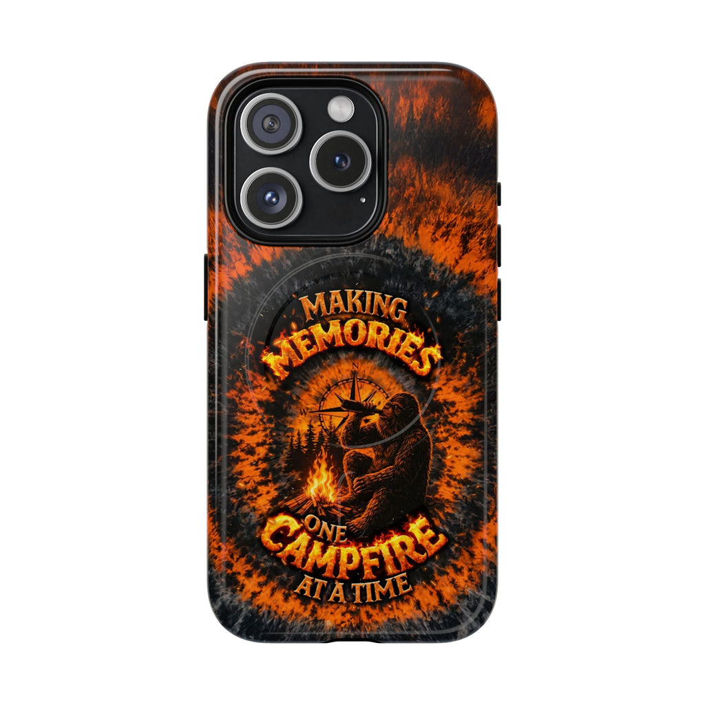 MAKING MEMORIES ONE CAMPFIRE AT A TIME BIGFOOT SWIRL MAGNETIC PHONE CASE - TLNT1804262