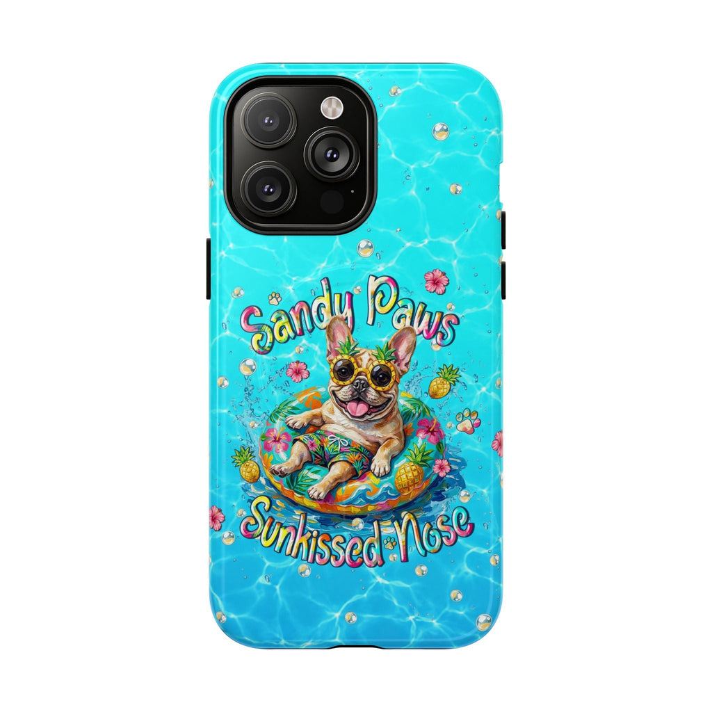 SANDY PAWS SUNKISSED NOSE FRENCH BULLDOG MAGNETIC PHONE CASE  - TLHN2005264