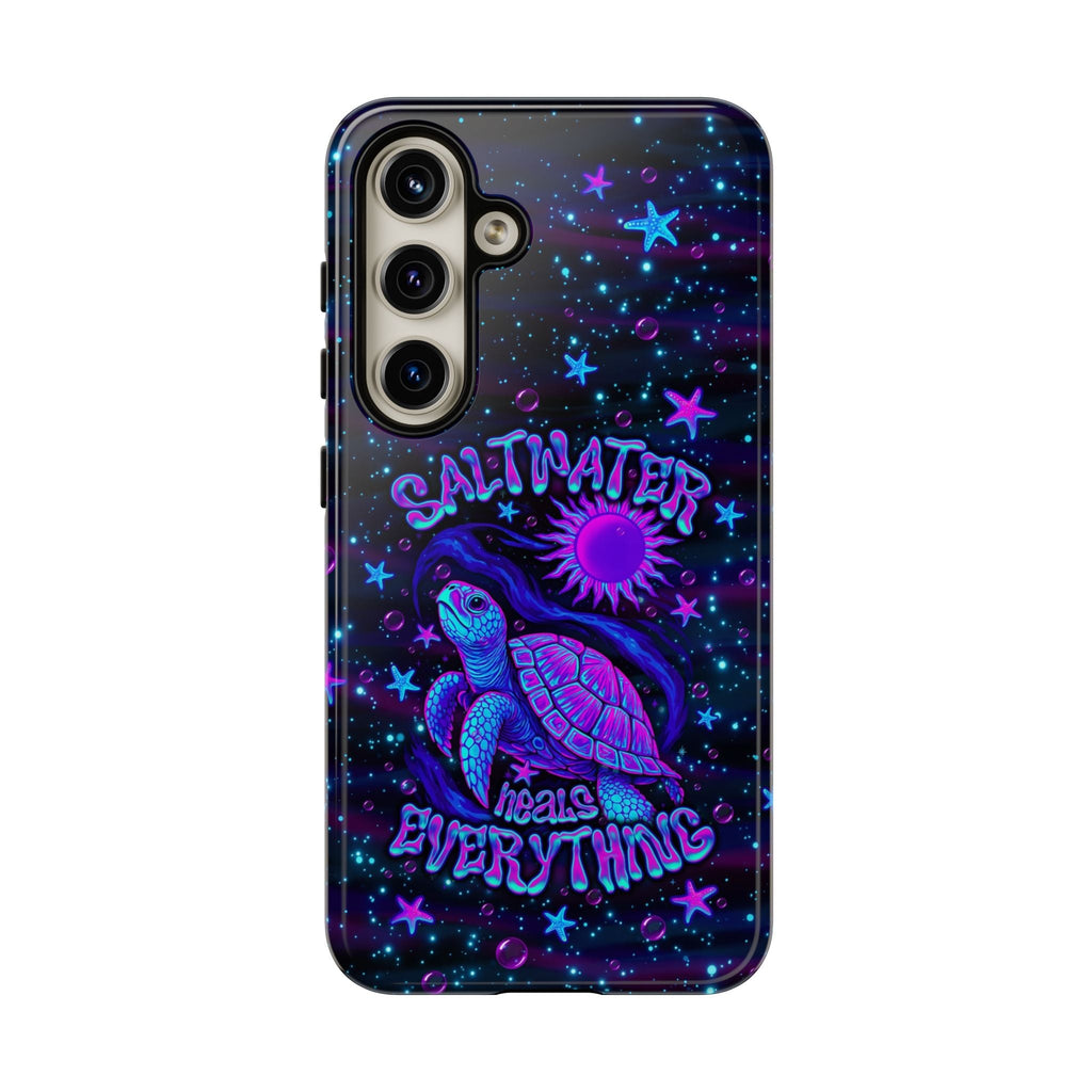 SALTWATER HEALS EVERYTHING TURTLE PHONE CASE  - TLNO1304262