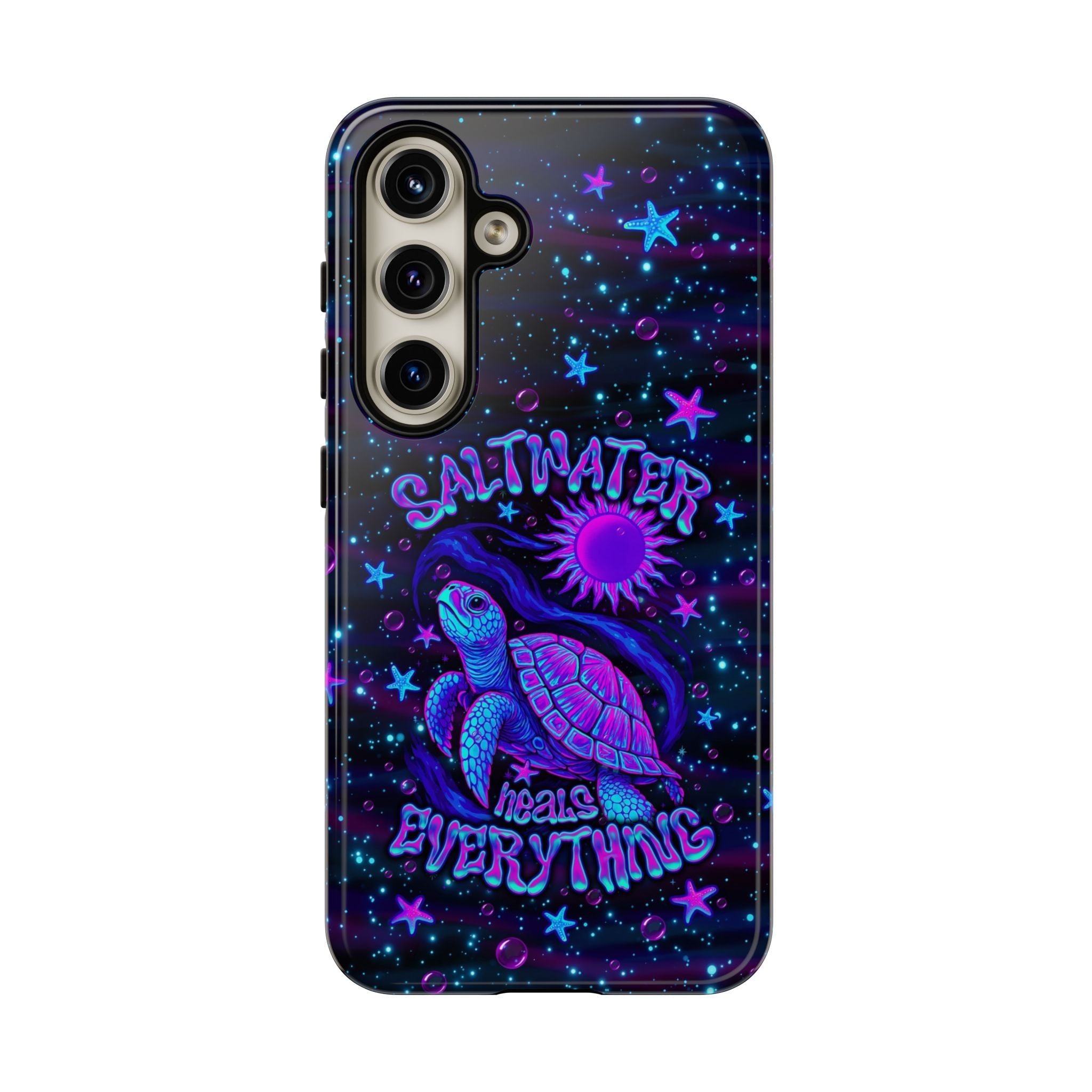 SALTWATER HEALS EVERYTHING TURTLE PHONE CASE  - TLNO1304262