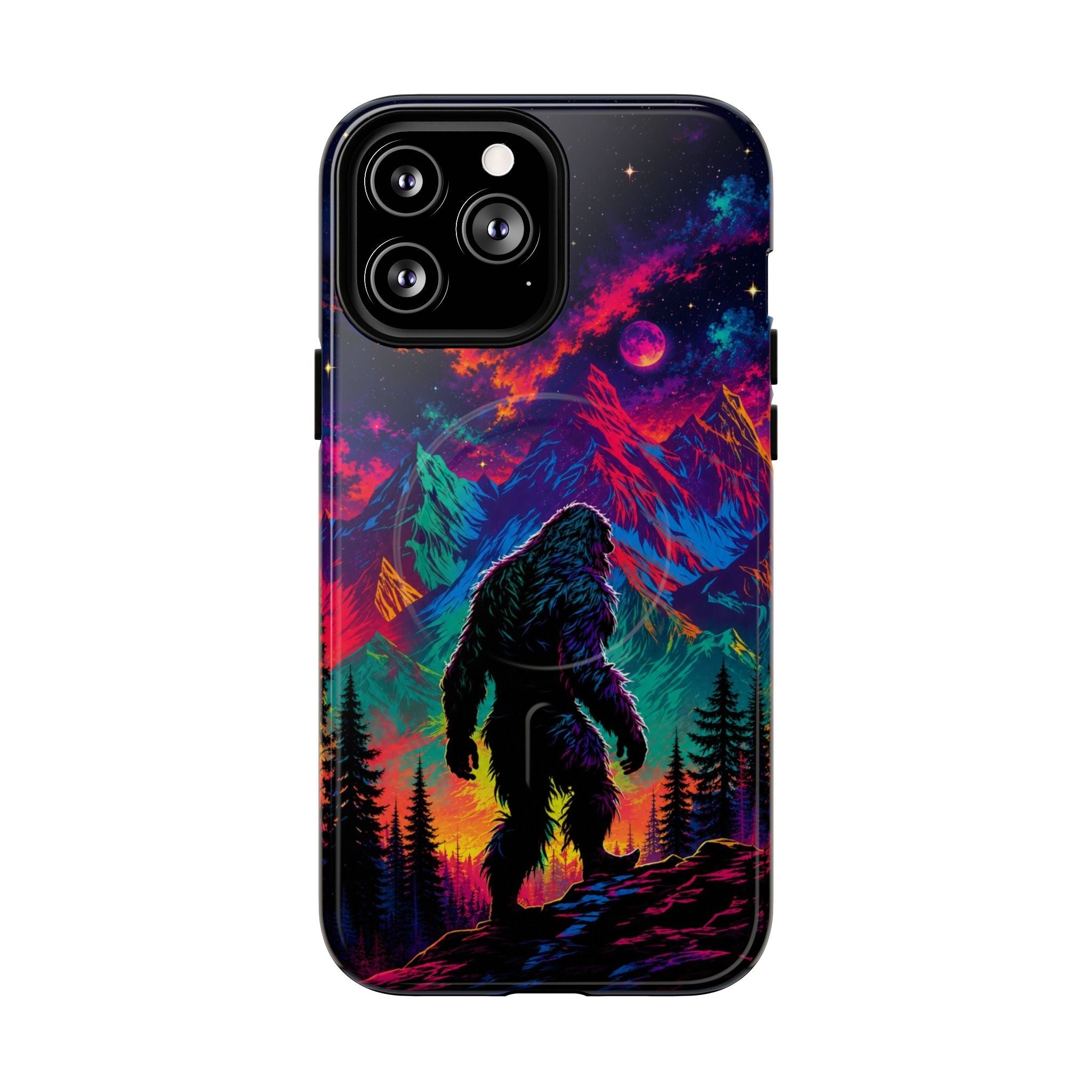 NEON WILDERNESS BIGFOOT MAGNETIC PHONE CASE   - TLHN1905264