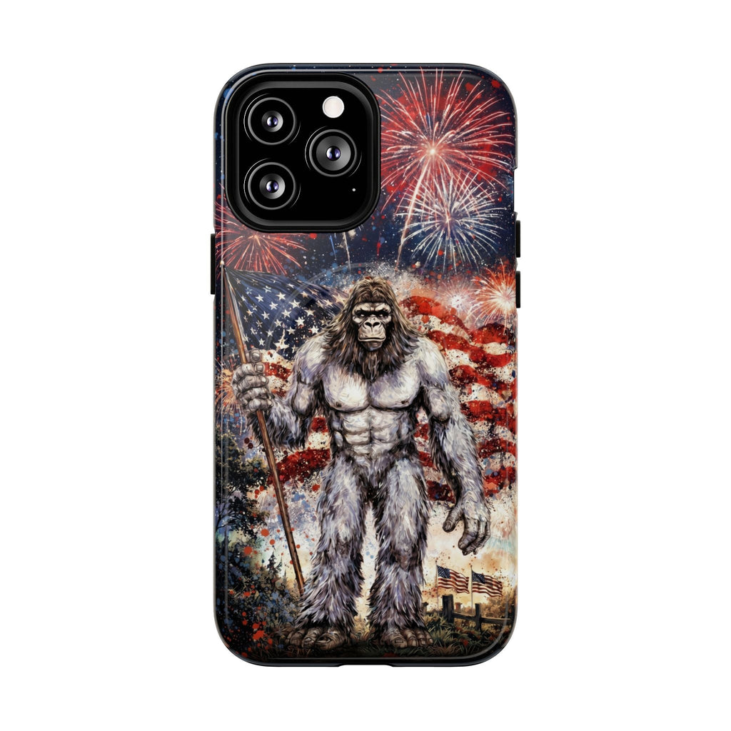 BIGFOOT FIREWORK STARS AND STRIPES MAGNETIC PHONE CASE  - TLNO1905262