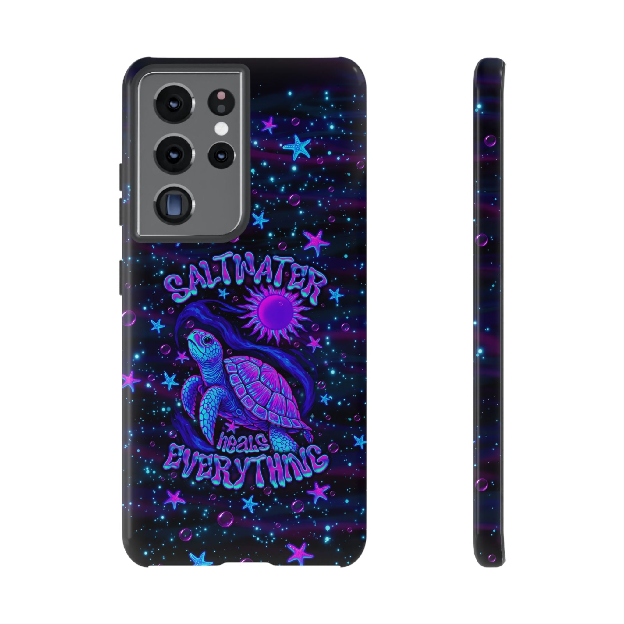 SALTWATER HEALS EVERYTHING TURTLE PHONE CASE  - TLNO1304262