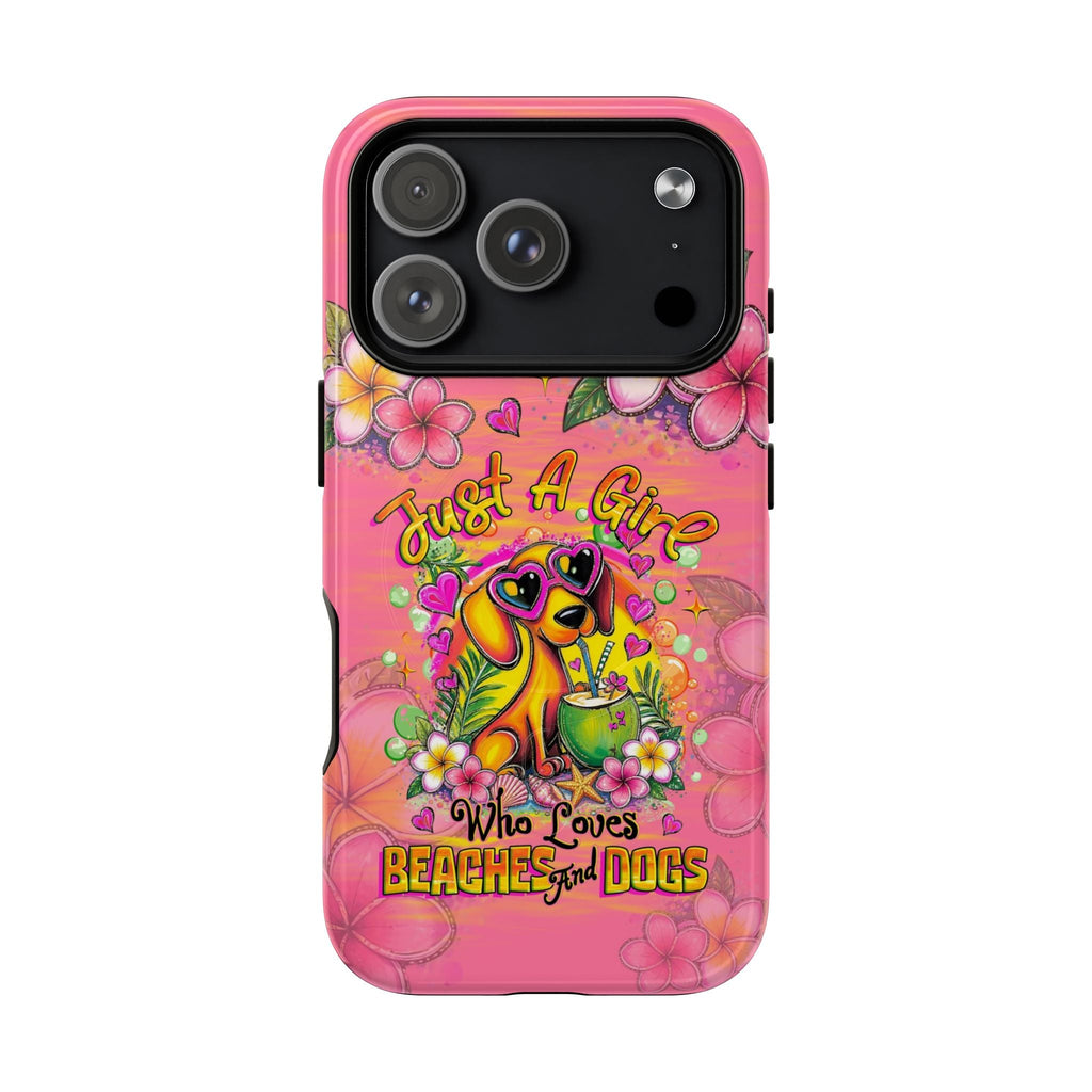 JUST A GIRL WHO LOVES DACHSHUND DOG MAGNETIC PHONE CASE  - TLHG2005264
