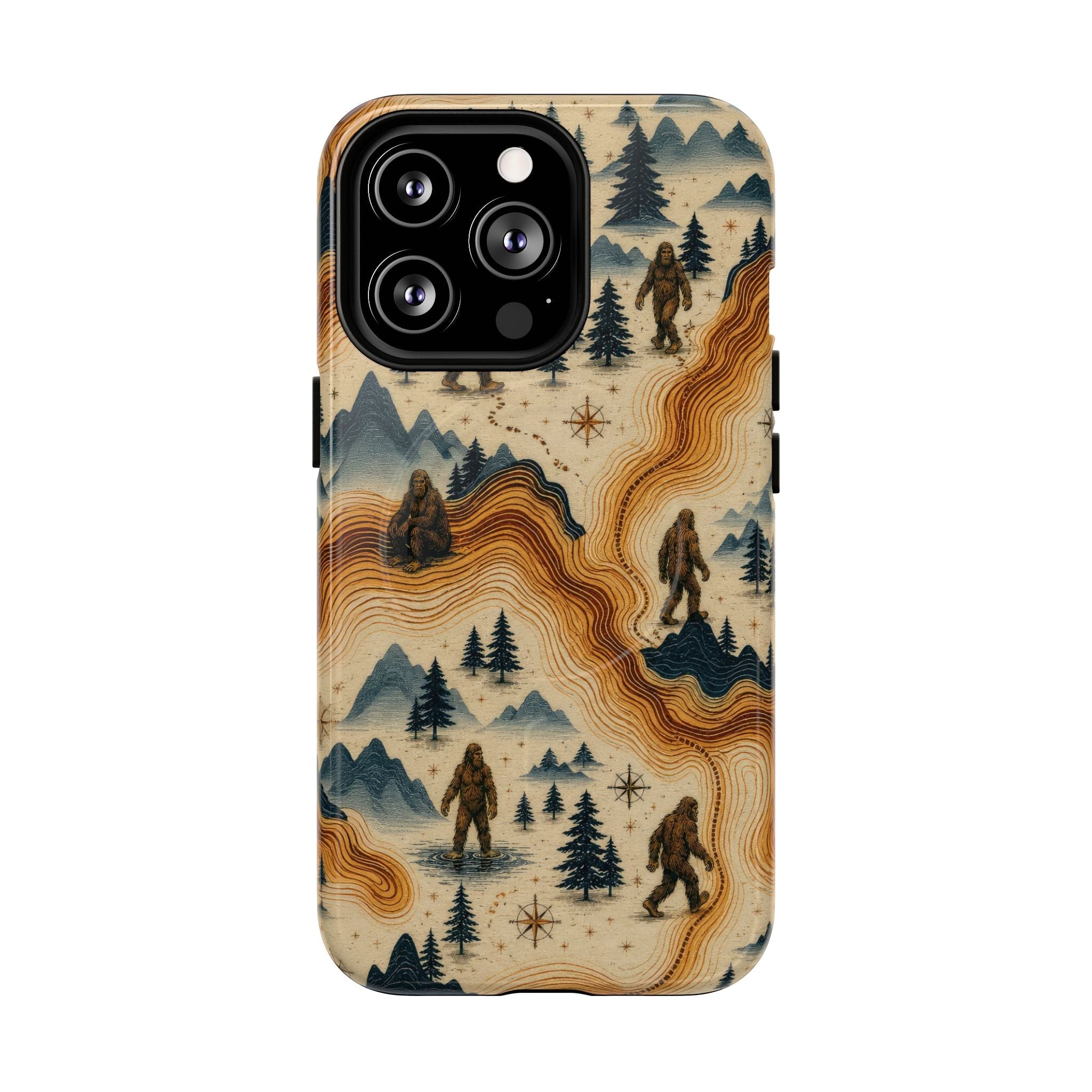 BIGFOOT VINTAGE LANDSCAPE MAGNETIC PHONE CASE - TLNO0307261