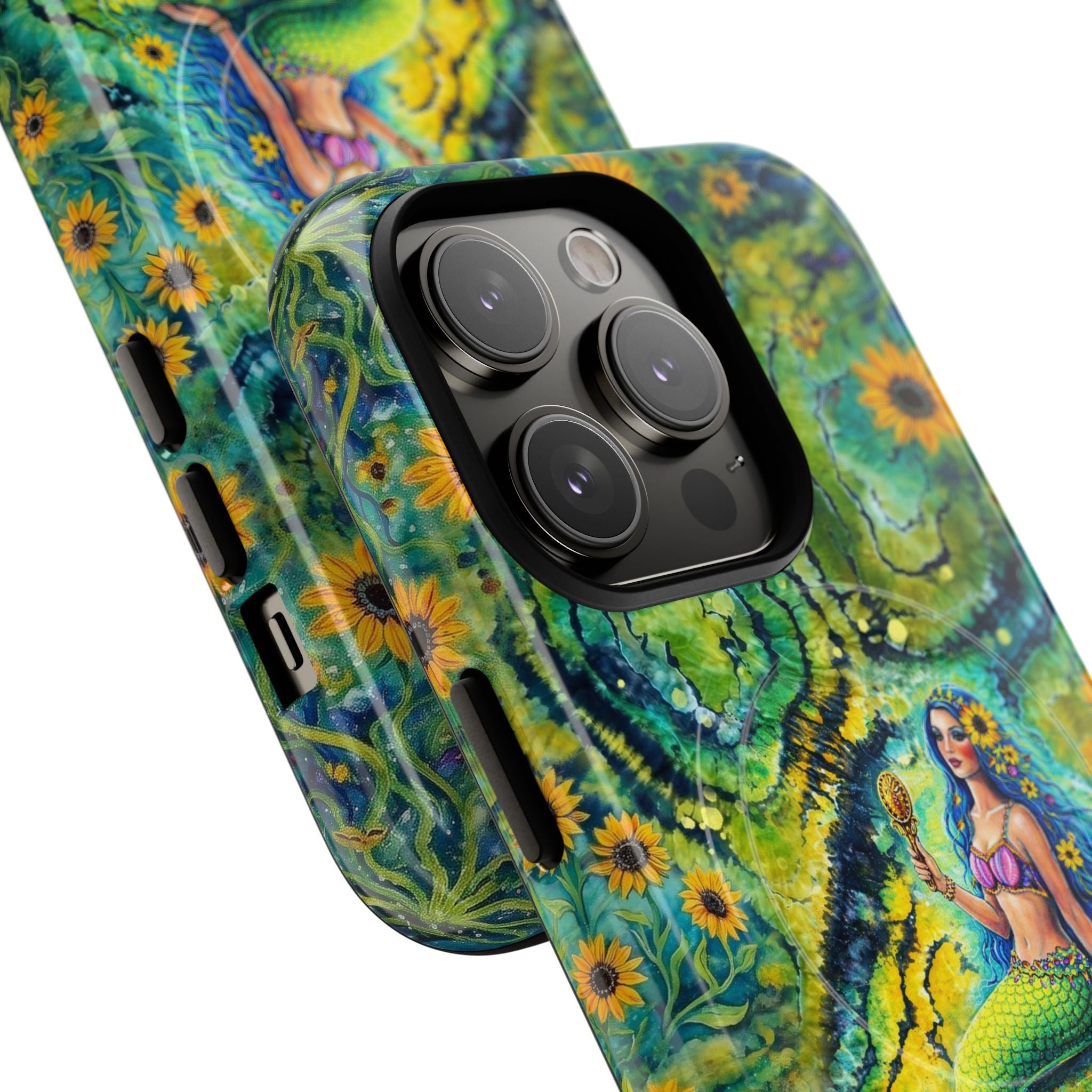 SEASIDE SOUL MERMAID MAGNETIC PHONE CASE  - TLNT2804261