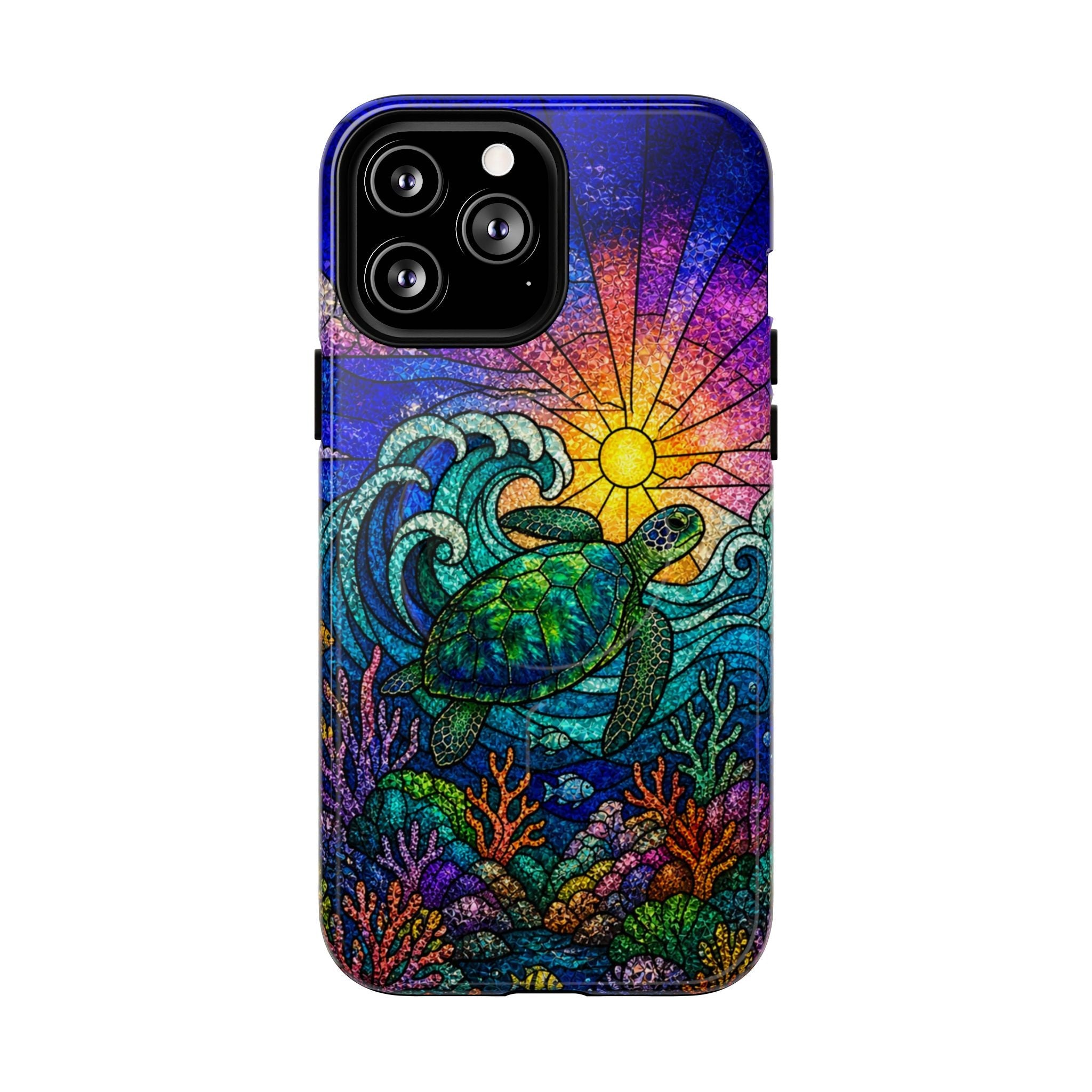 SEA TURTLE WAVES MAGNETIC PHONE CASE  - TLTW0505263