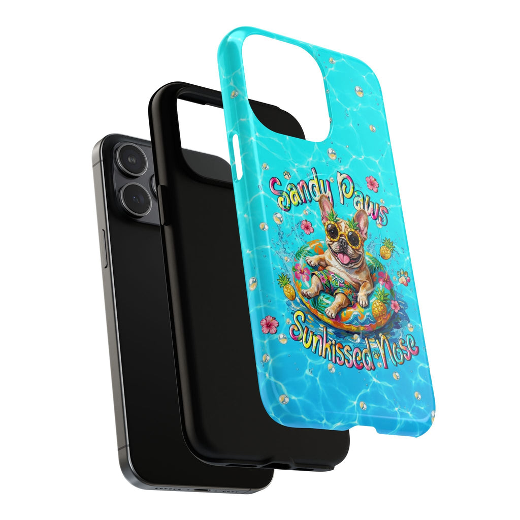 SANDY PAWS SUNKISSED NOSE FRENCH BULLDOG MAGNETIC PHONE CASE  - TLHN2005264