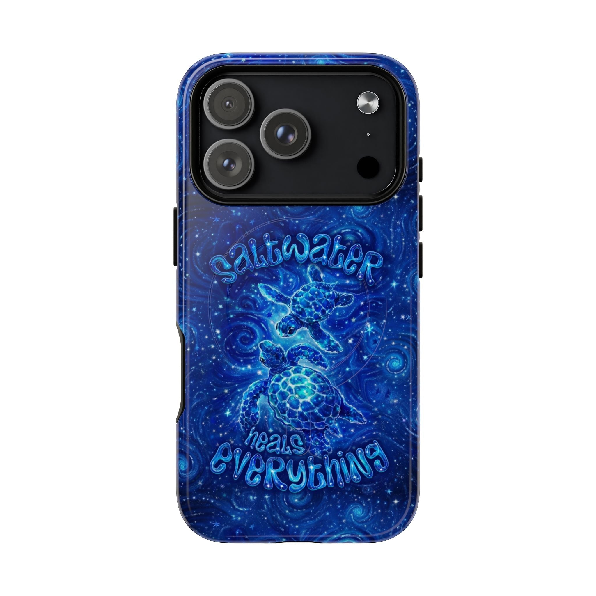 SALTWATER HEALS EVERYTHING TURTLE MAGNETIC PHONE CASE  - TLNO2304261