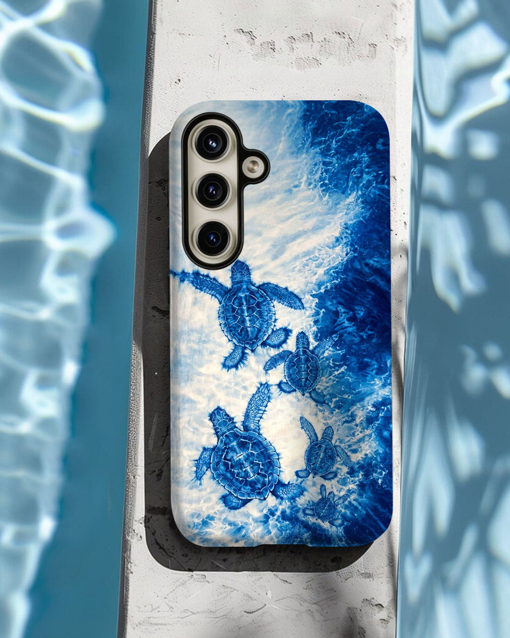 SEA TURTLE FAMILY WAVES PHONE CASE  - TLTW1704264