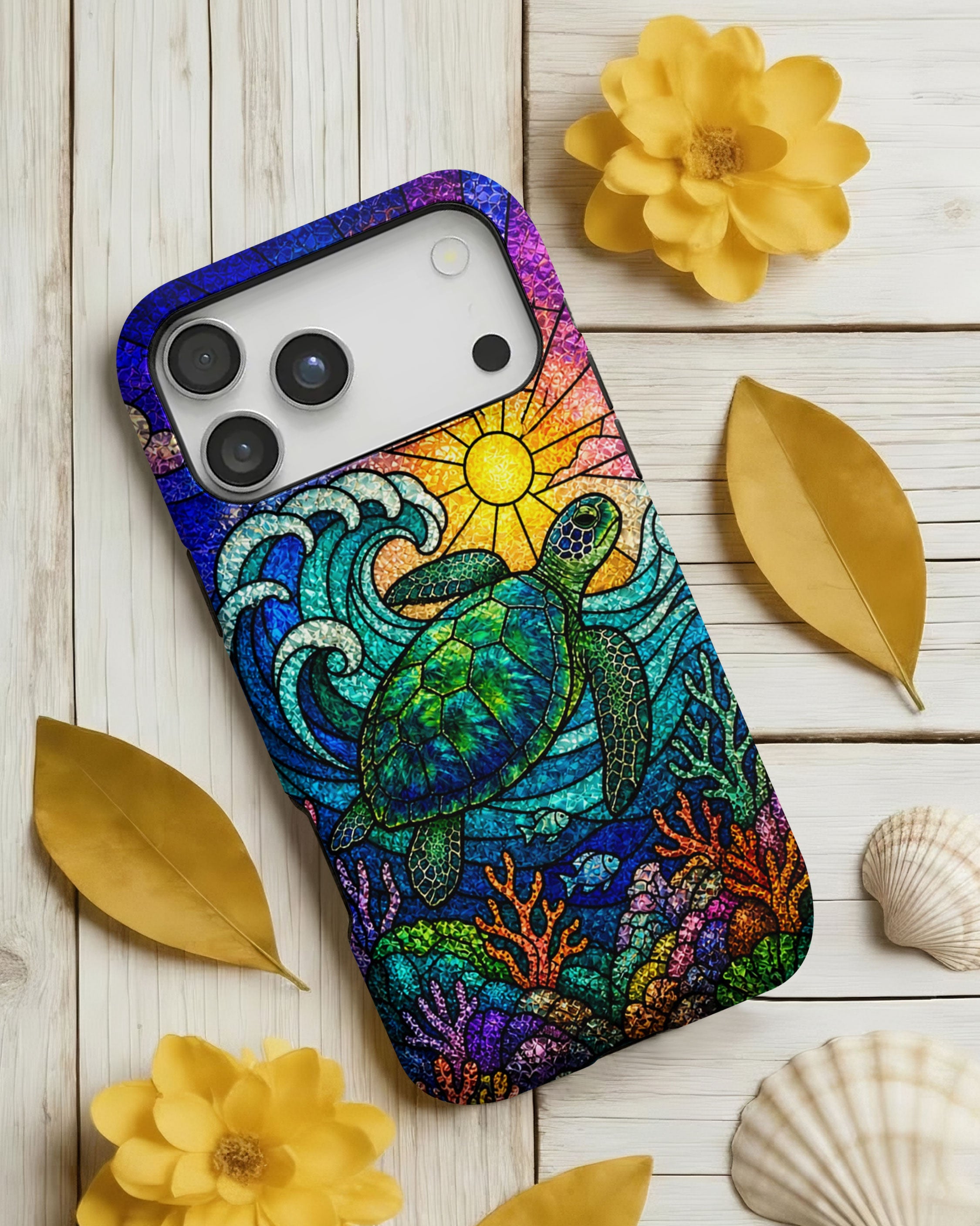 SEA TURTLE WAVES PHONE CASE  - TLTW0505263