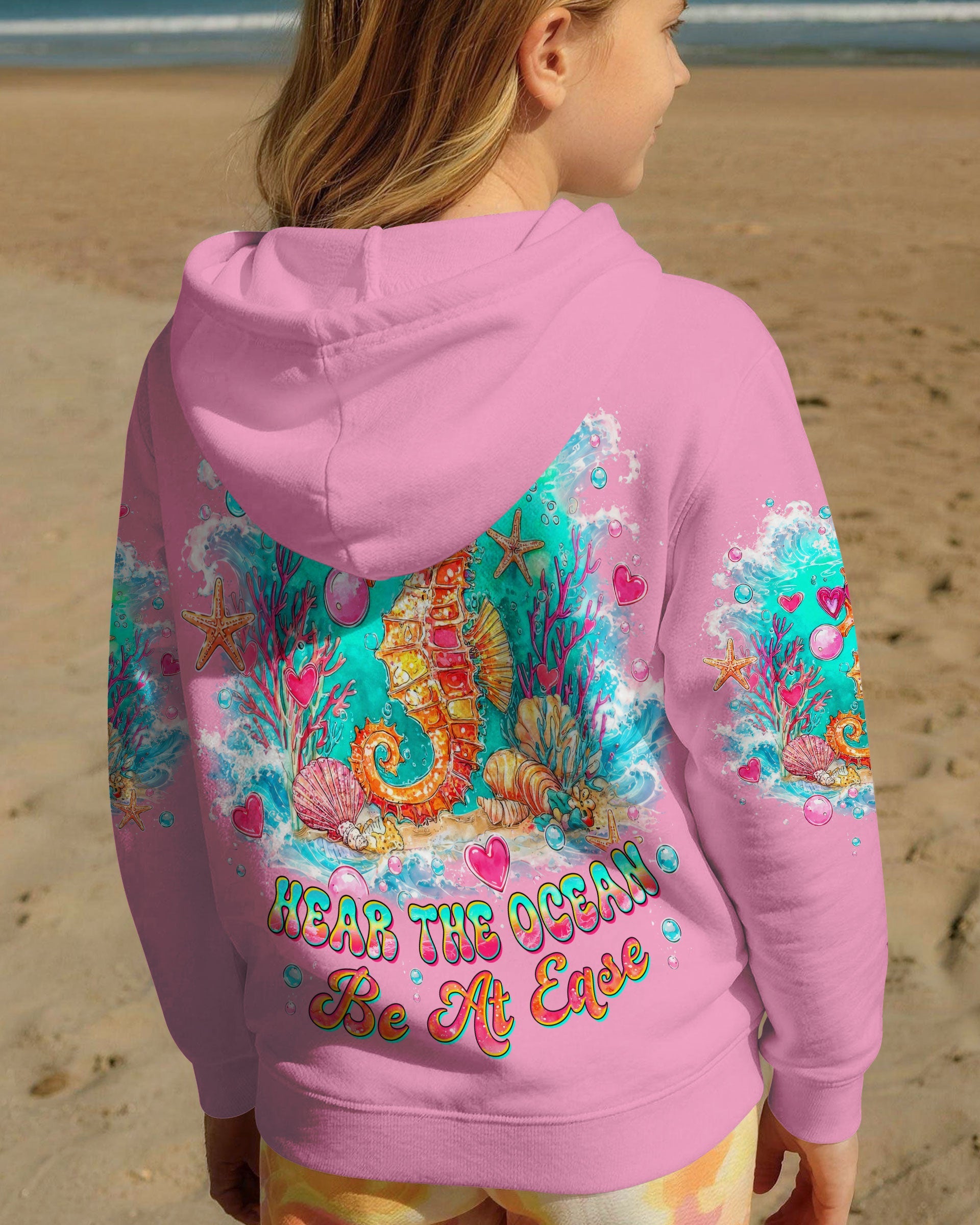 SMELL THE SEA FEEL THE BREEZE SEAHORSE KIDS ALL OVER PRINT - TLTW0806263
