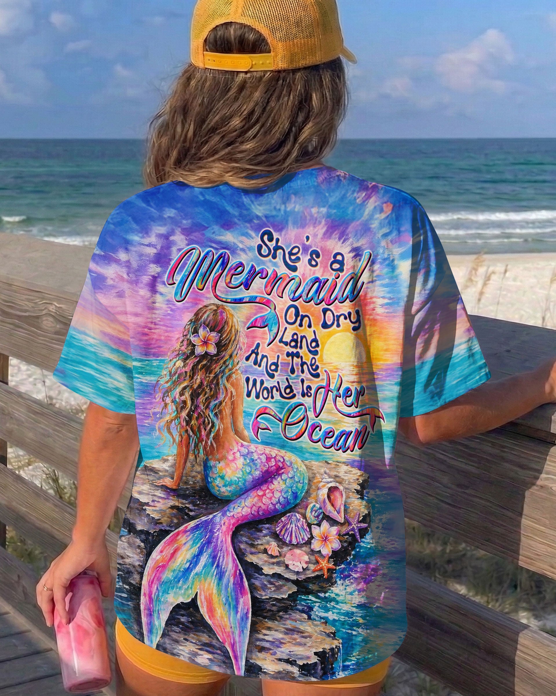 SHE IS A MERMAID ALL OVER PRINT - TLTW0405261
