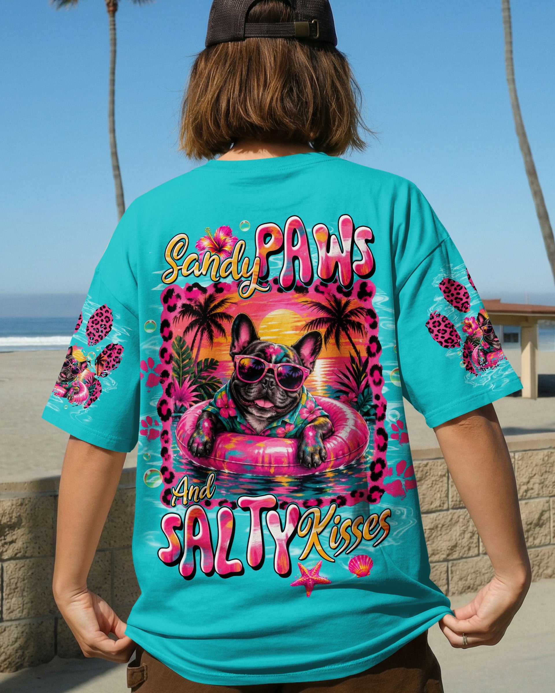 SANDY PAWS & SALTY KISES FRENCH BULLDOG ALL OVER PRINT - TLTW0605263