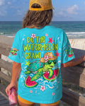 DO THE WATERMELON CRAWL TURTLE ALL OVER PRINT - TLTW1306261