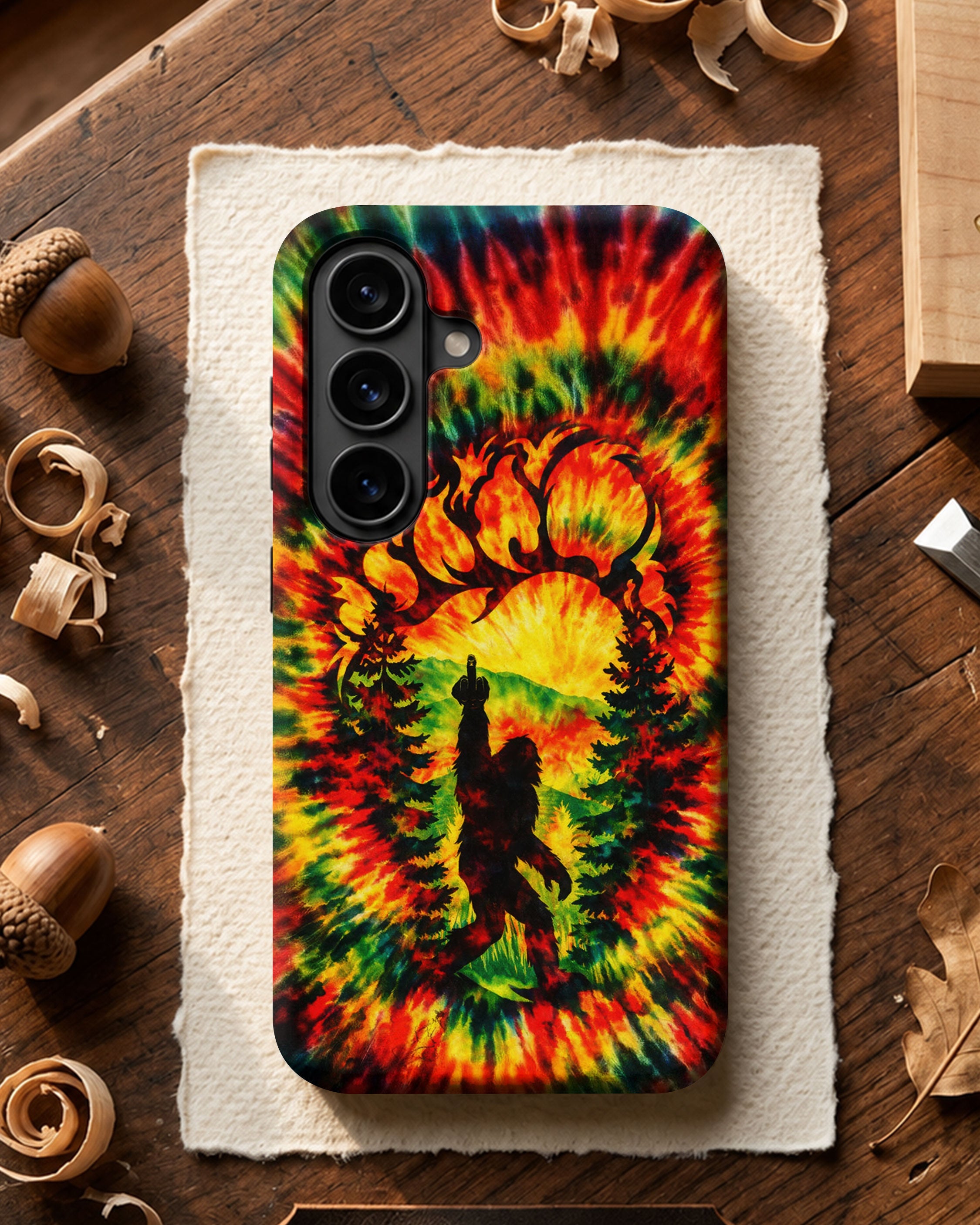 BIGFOOT FOOTPRINT SWIRL  PHONE CASE  - TLTW2605262