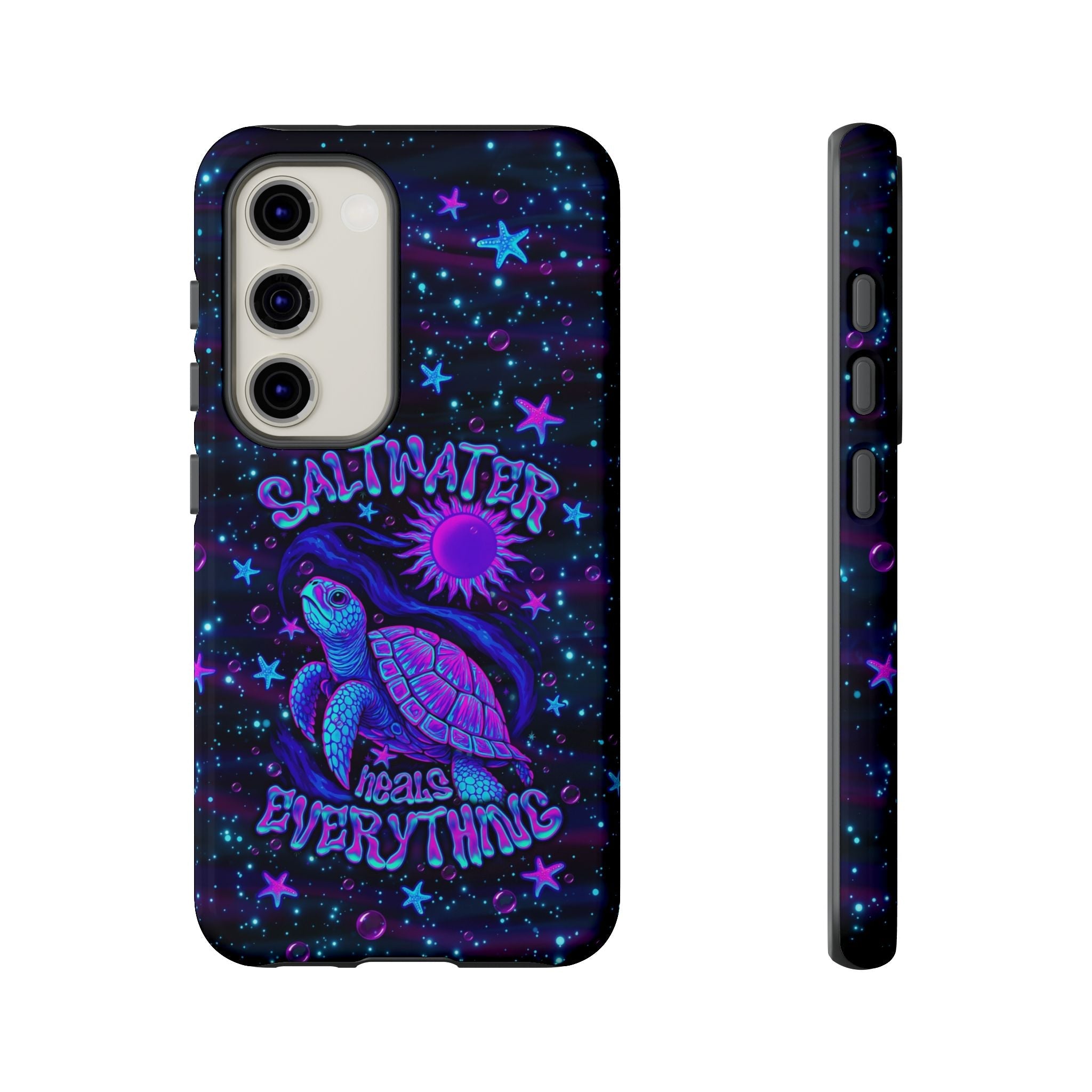 SALTWATER HEALS EVERYTHING TURTLE PHONE CASE  - TLNO1304262